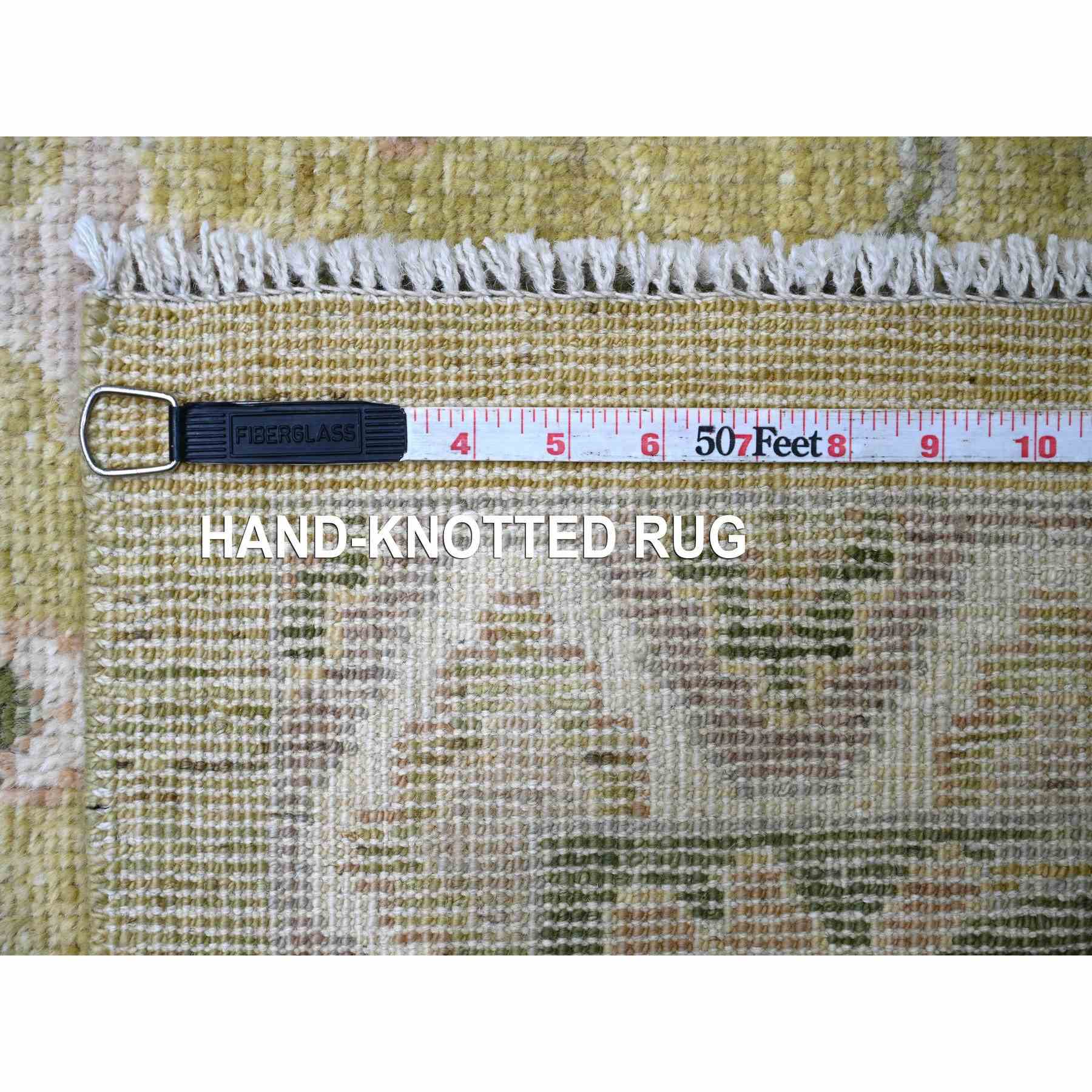 Oushak-And-Peshawar-Hand-Knotted-Rug-113535
