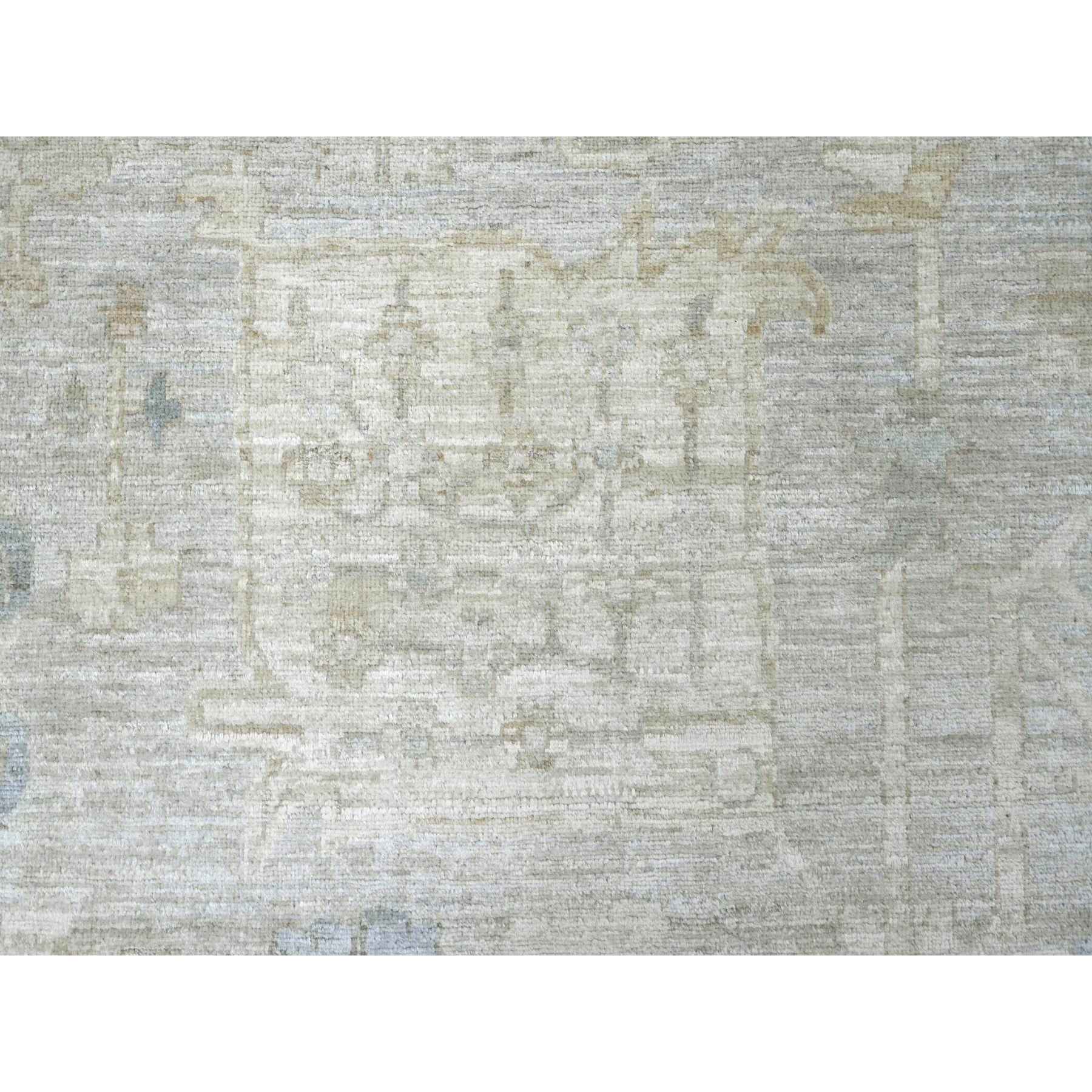 Oushak-And-Peshawar-Hand-Knotted-Rug-113565
