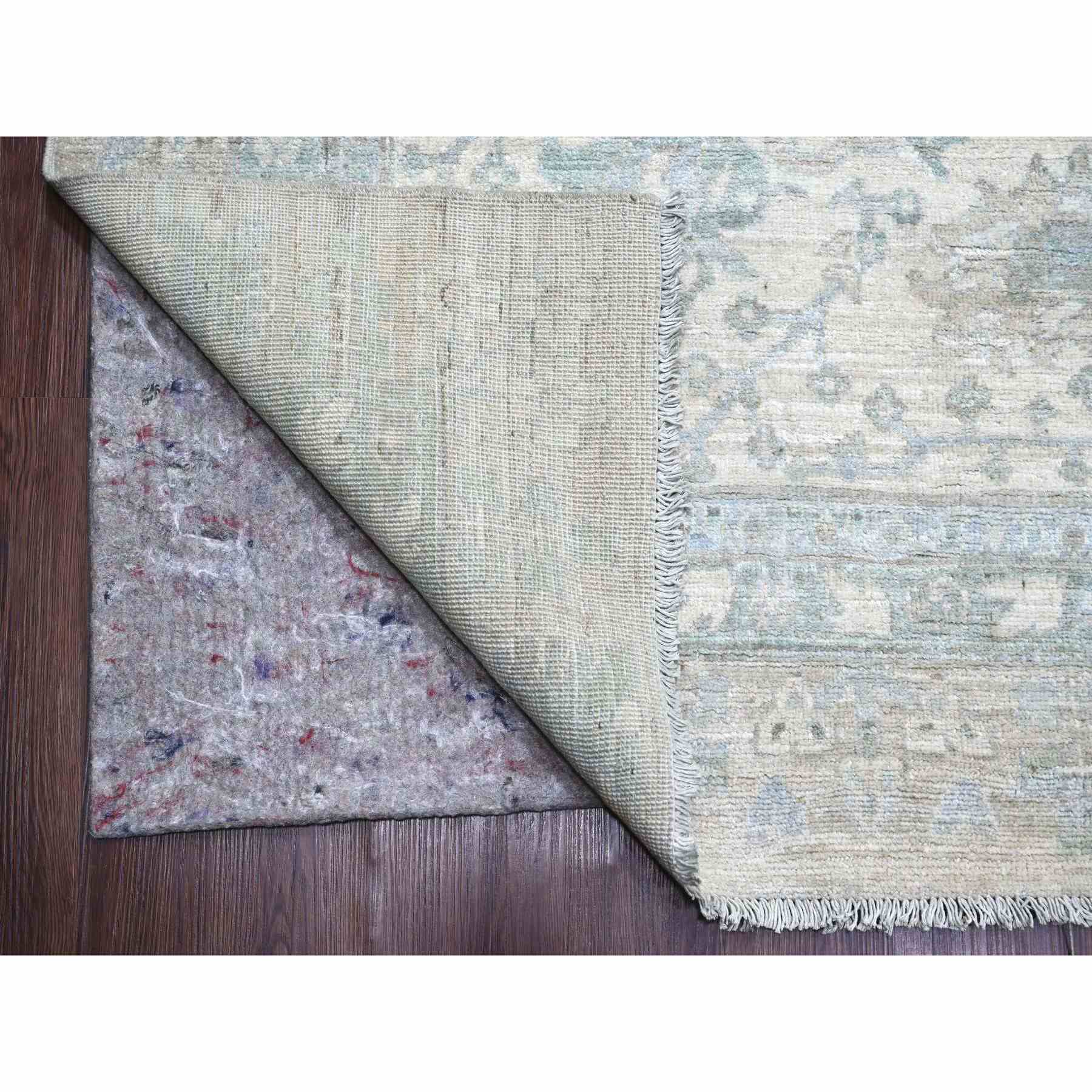 Oushak-And-Peshawar-Hand-Knotted-Rug-113570