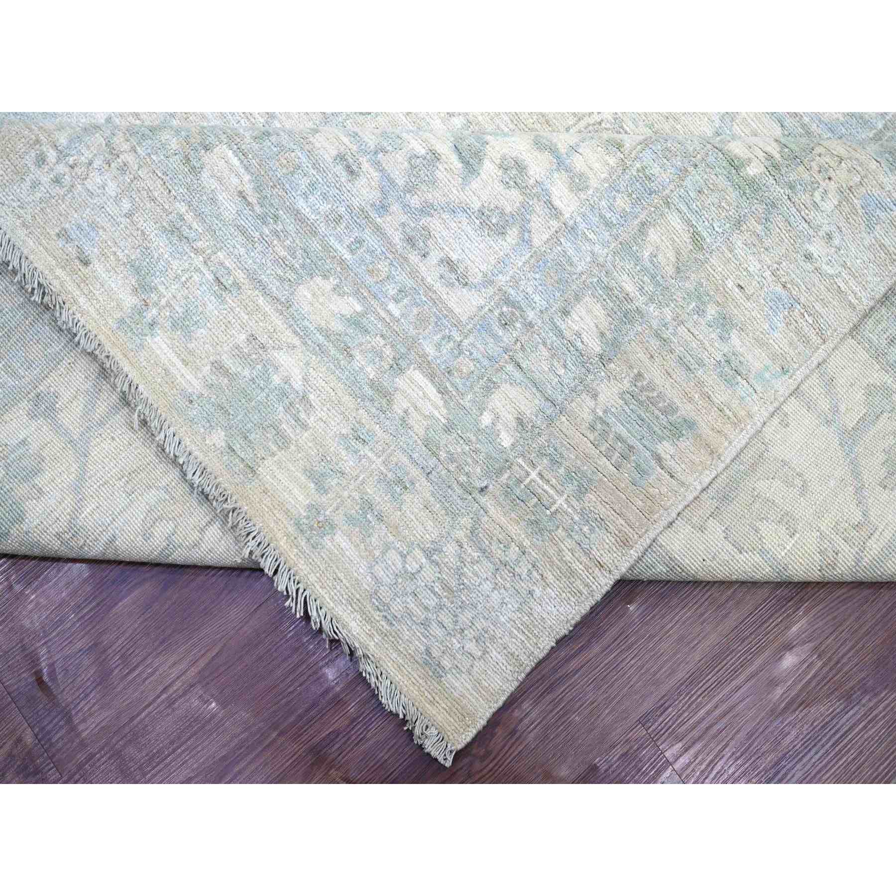 Oushak-And-Peshawar-Hand-Knotted-Rug-113570