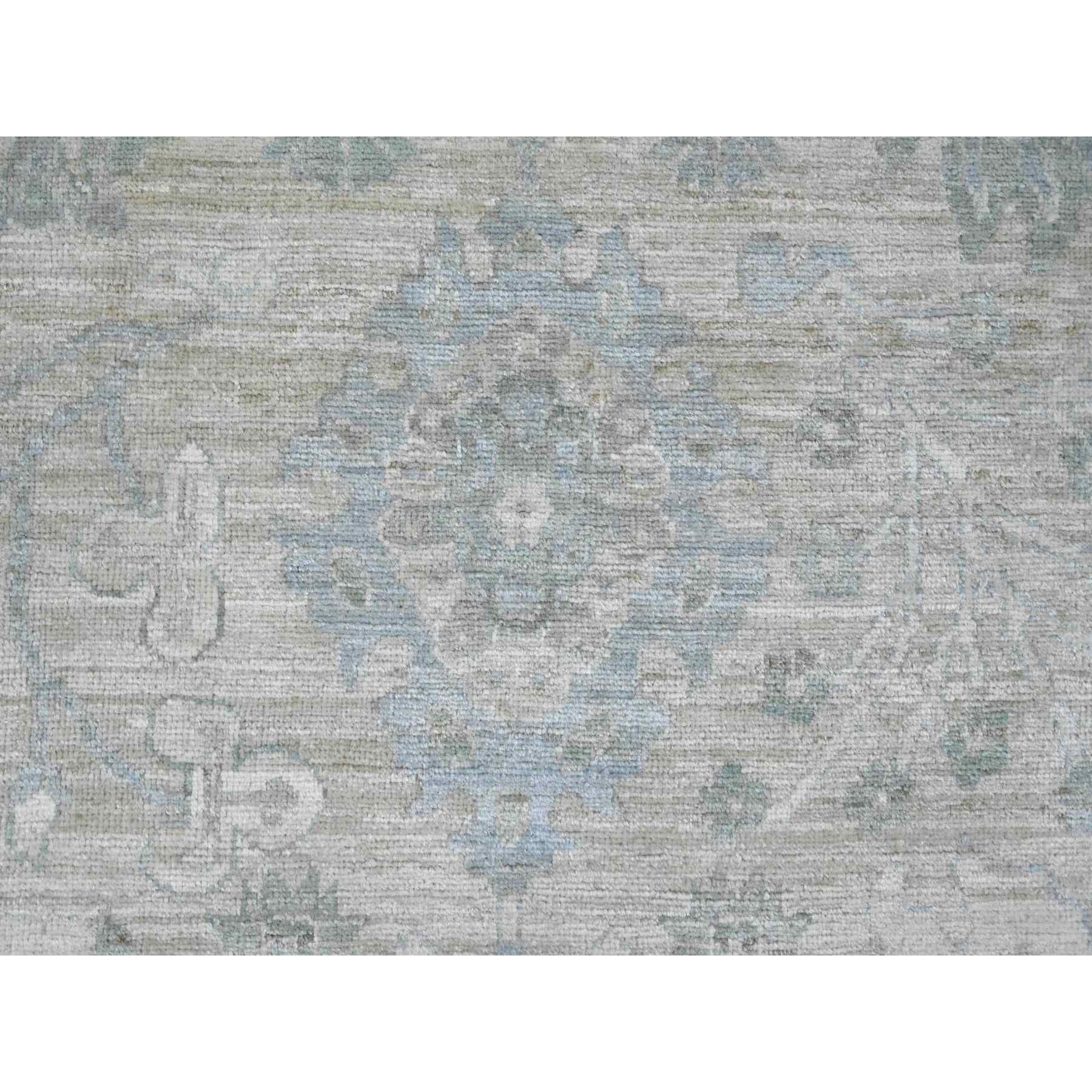 Oushak-And-Peshawar-Hand-Knotted-Rug-113570