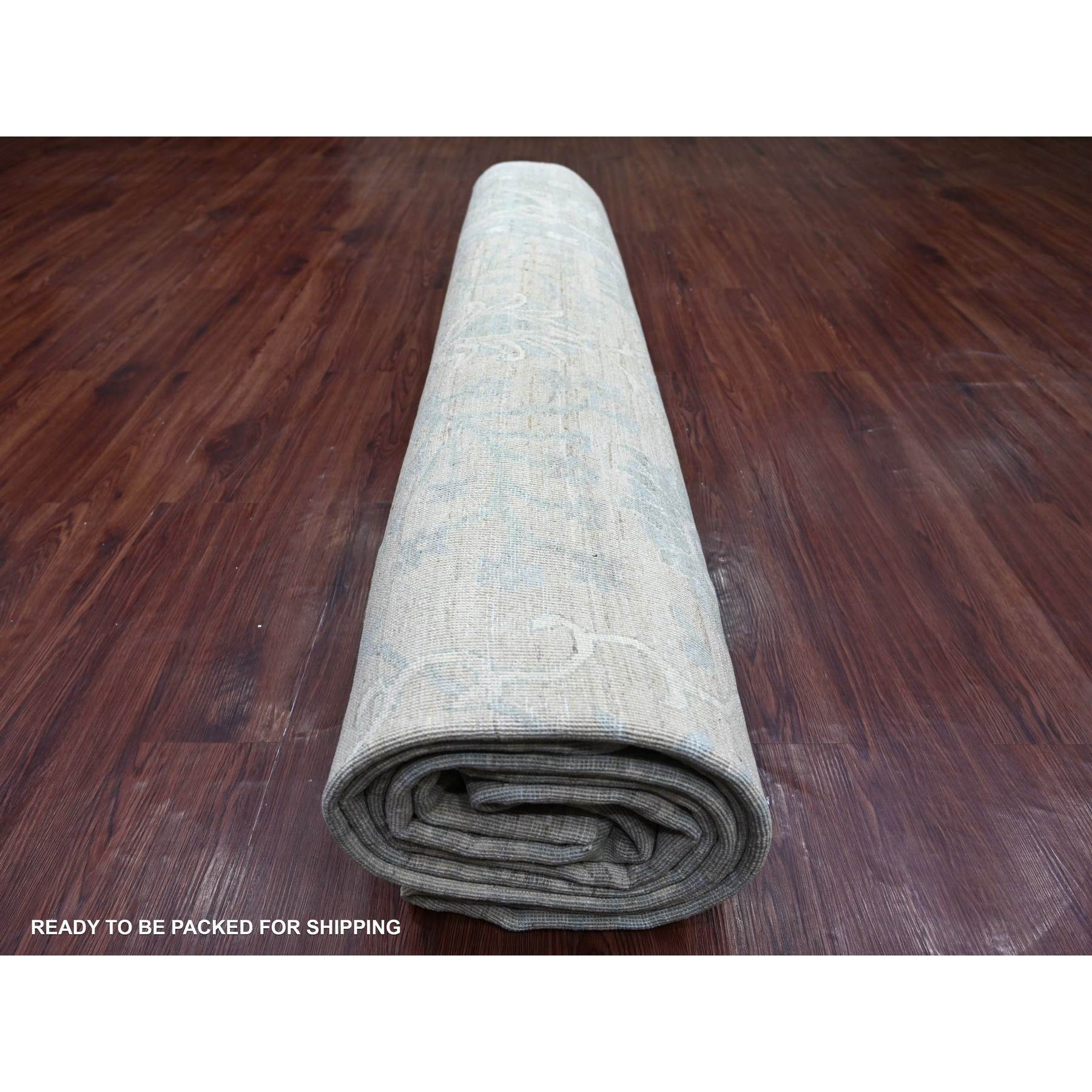Oushak-And-Peshawar-Hand-Knotted-Rug-113570