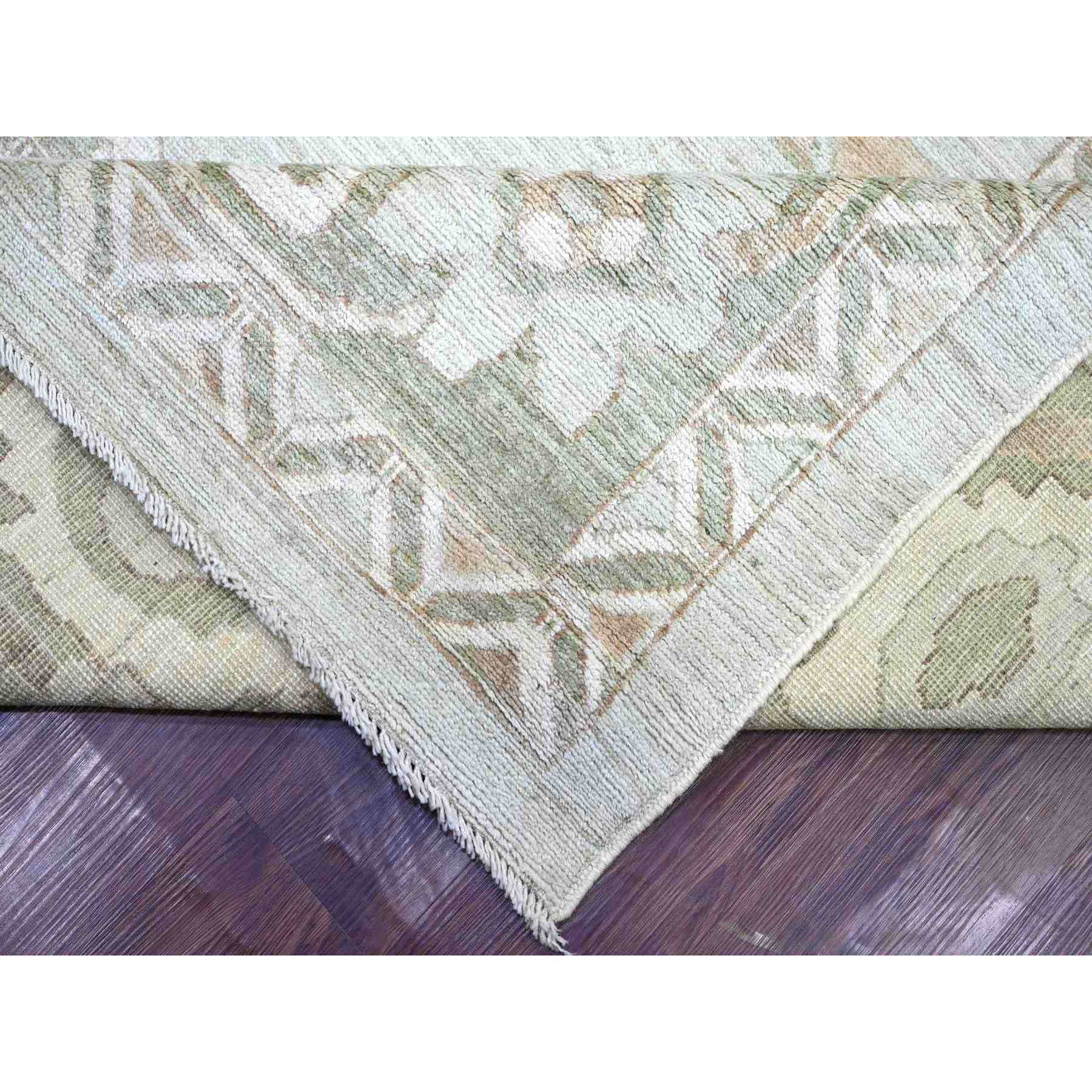 Oushak-And-Peshawar-Hand-Knotted-Rug-113595