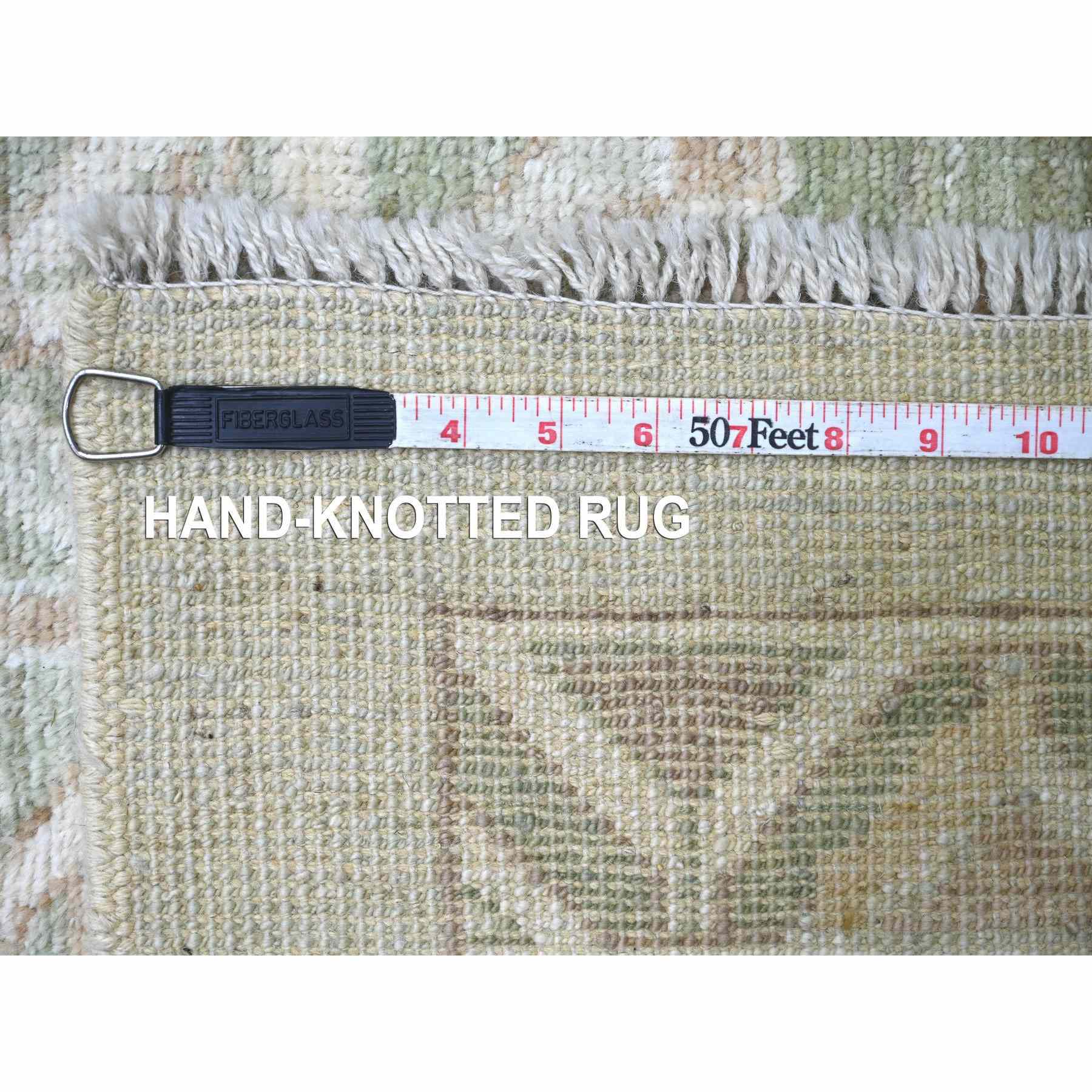 Oushak-And-Peshawar-Hand-Knotted-Rug-113595