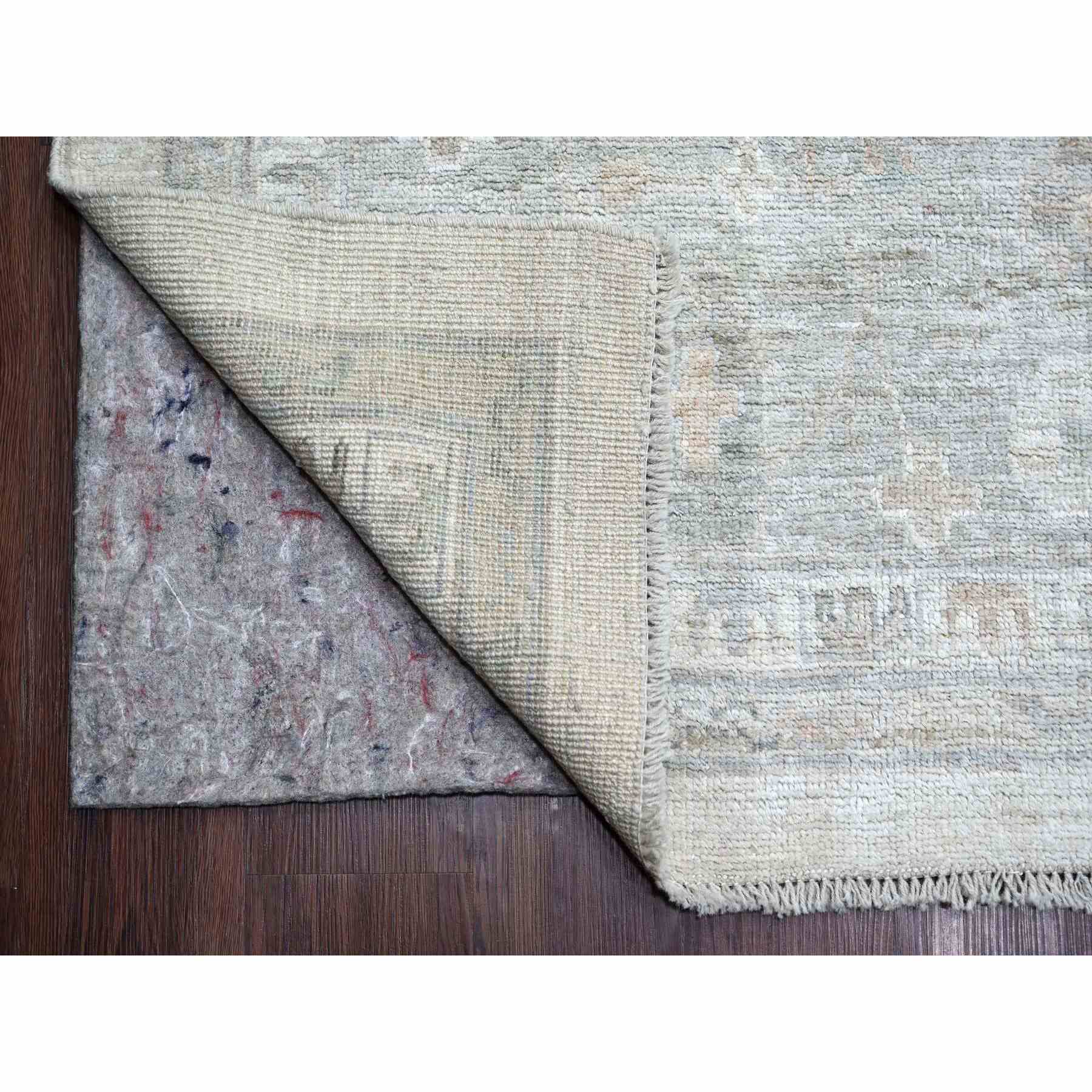 Oushak-And-Peshawar-Hand-Knotted-Rug-113600