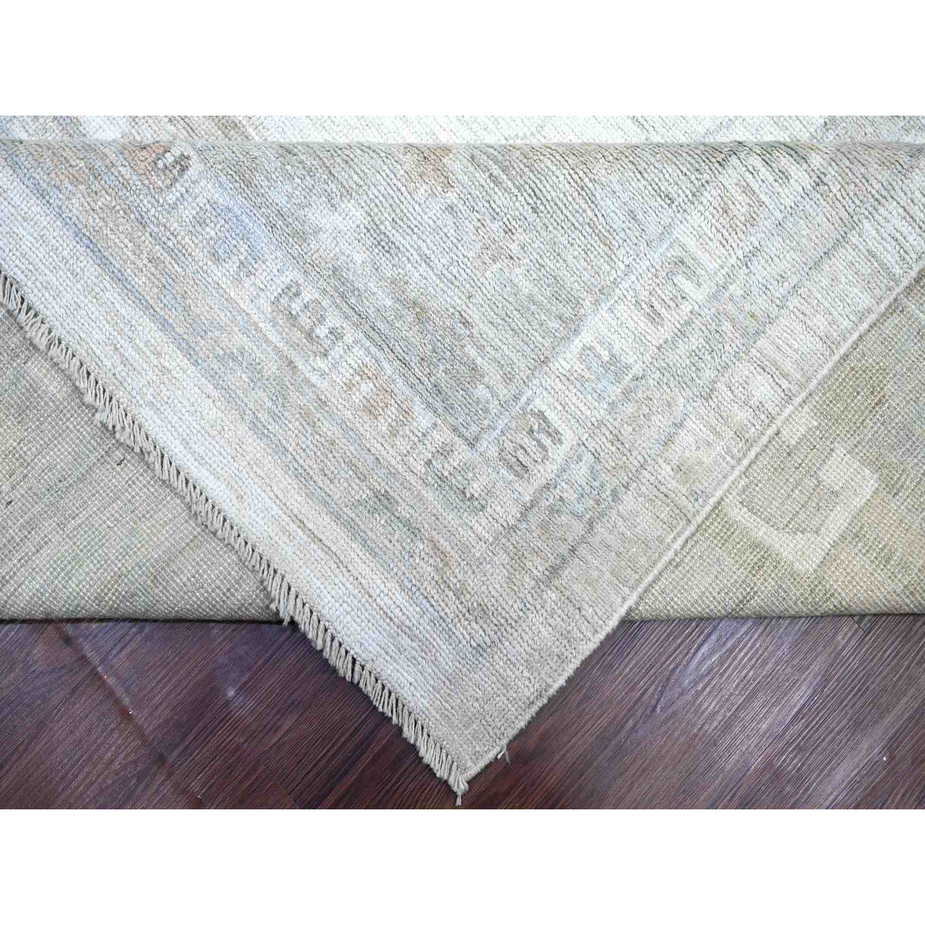 Oushak-And-Peshawar-Hand-Knotted-Rug-113600