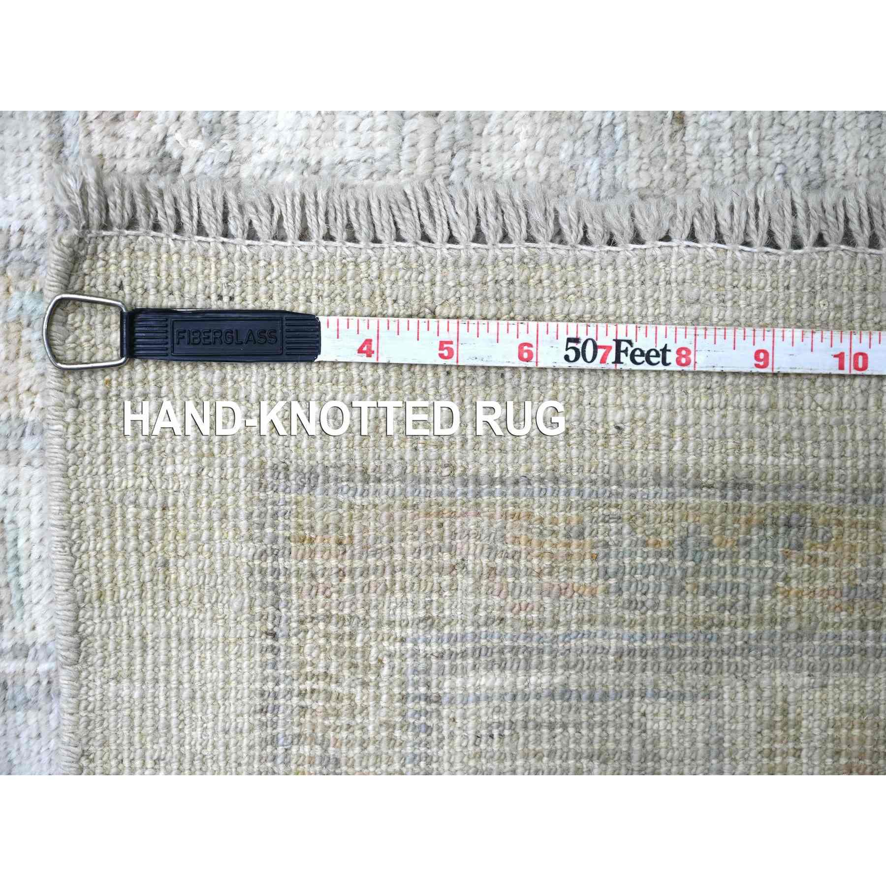 Oushak-And-Peshawar-Hand-Knotted-Rug-113600