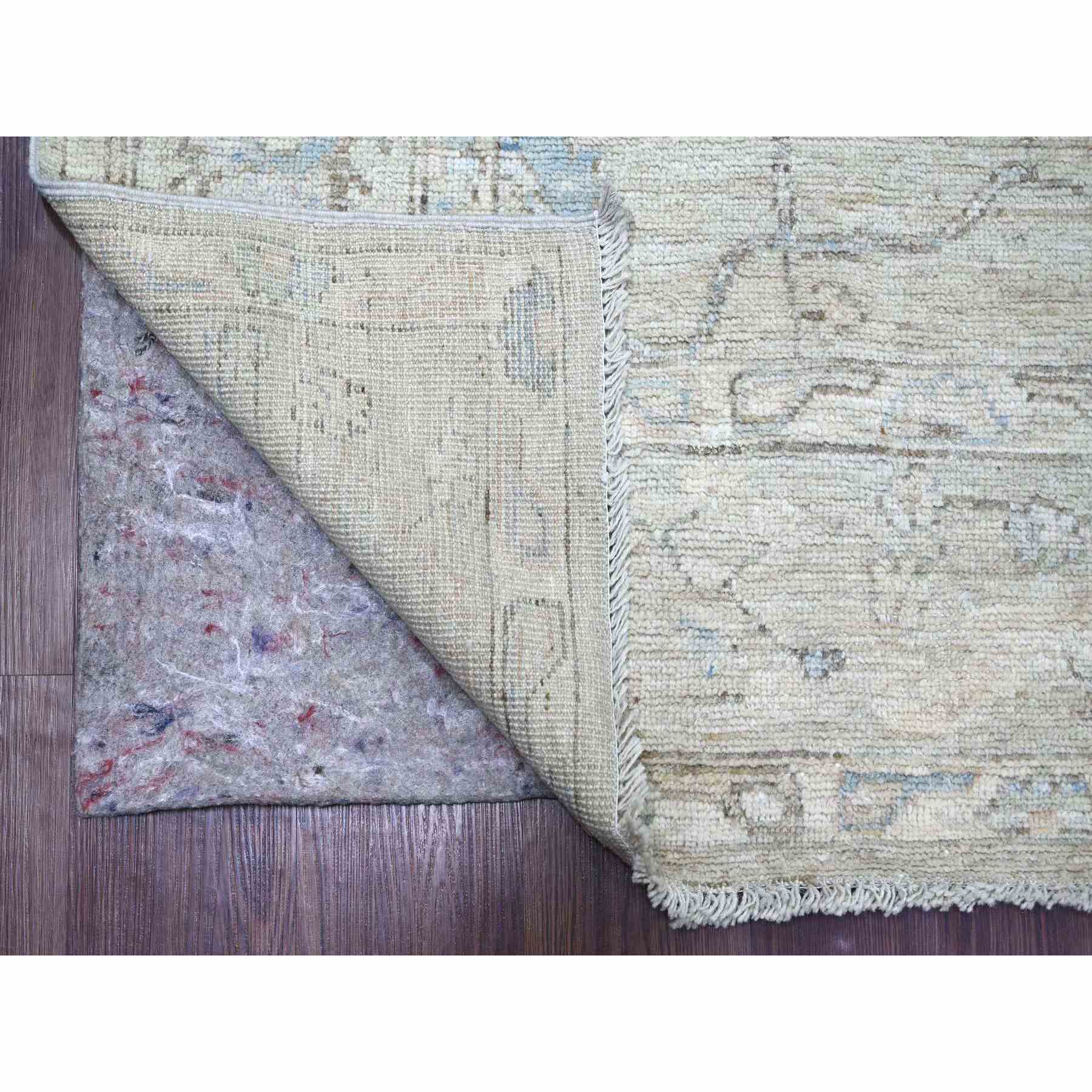 Oushak-And-Peshawar-Hand-Knotted-Rug-113605
