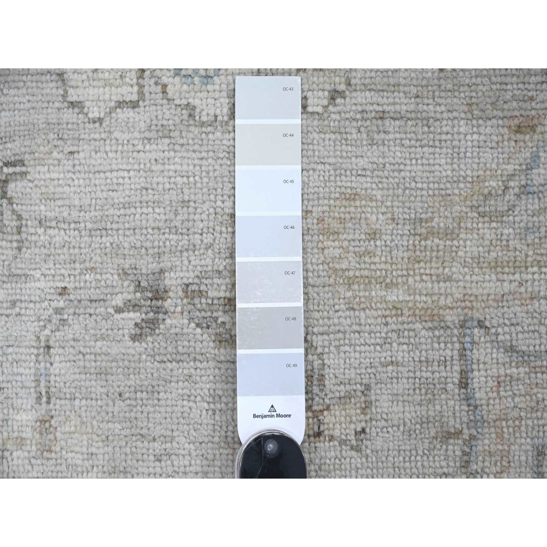 Oushak-And-Peshawar-Hand-Knotted-Rug-113605