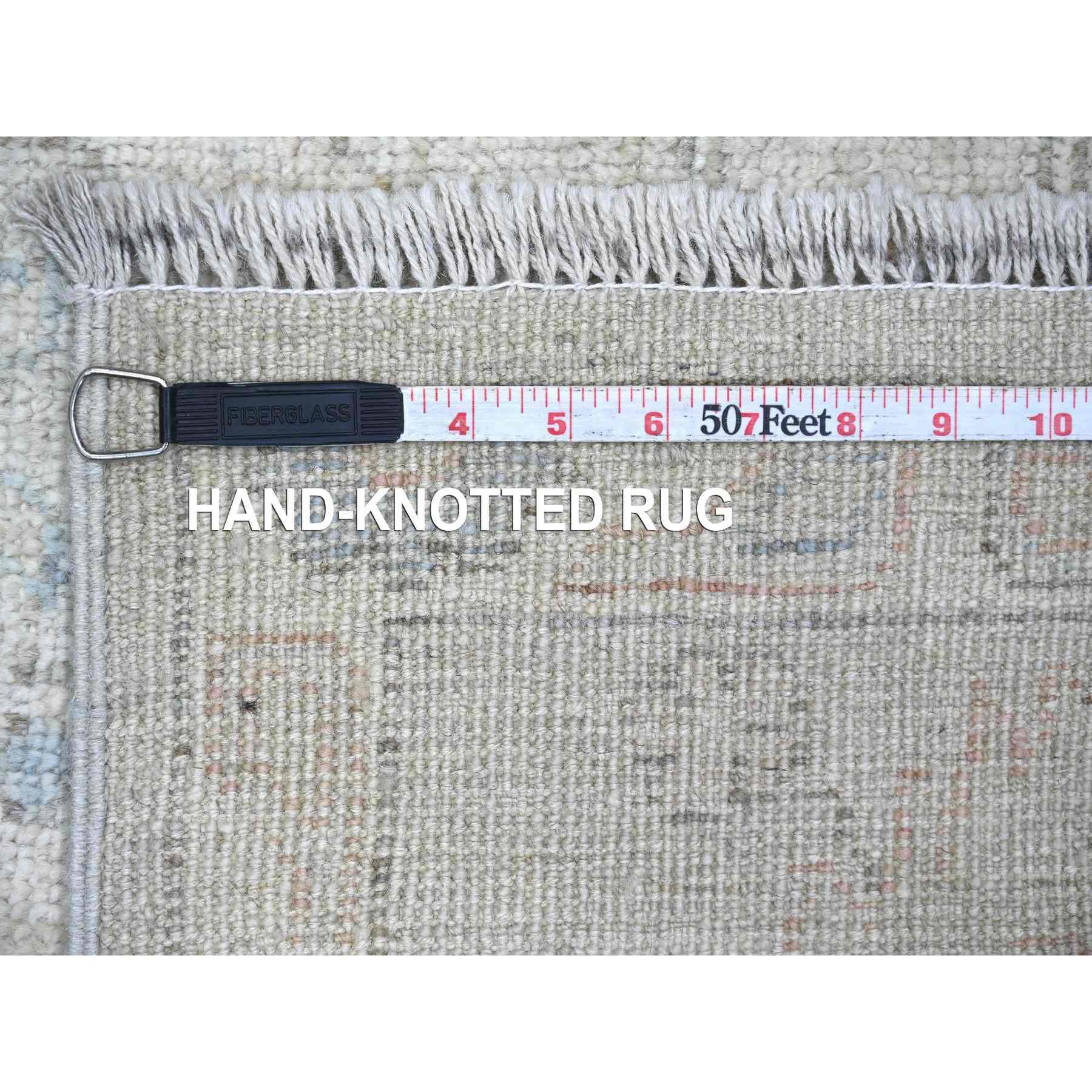 Oushak-And-Peshawar-Hand-Knotted-Rug-113605
