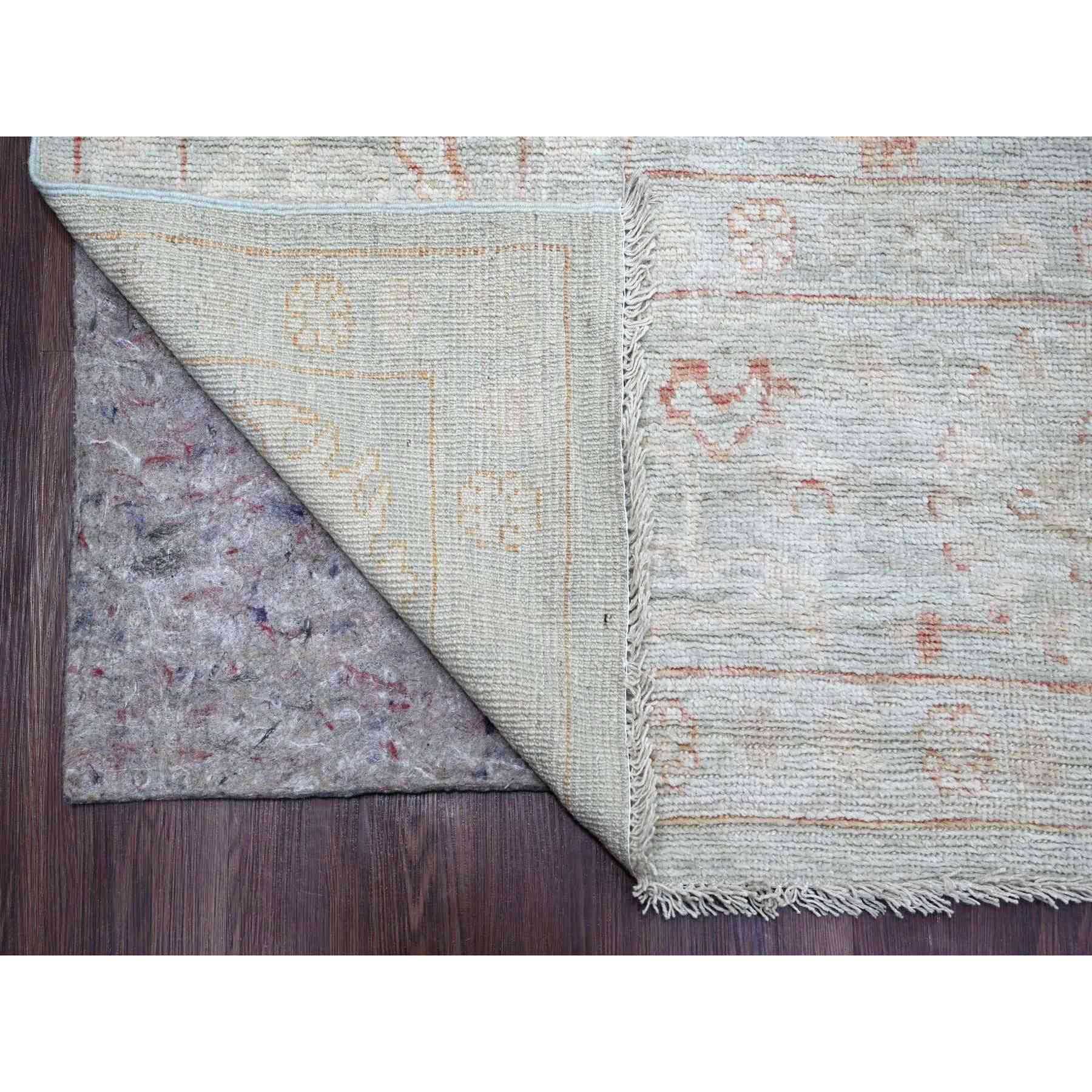 Oushak-And-Peshawar-Hand-Knotted-Rug-113610