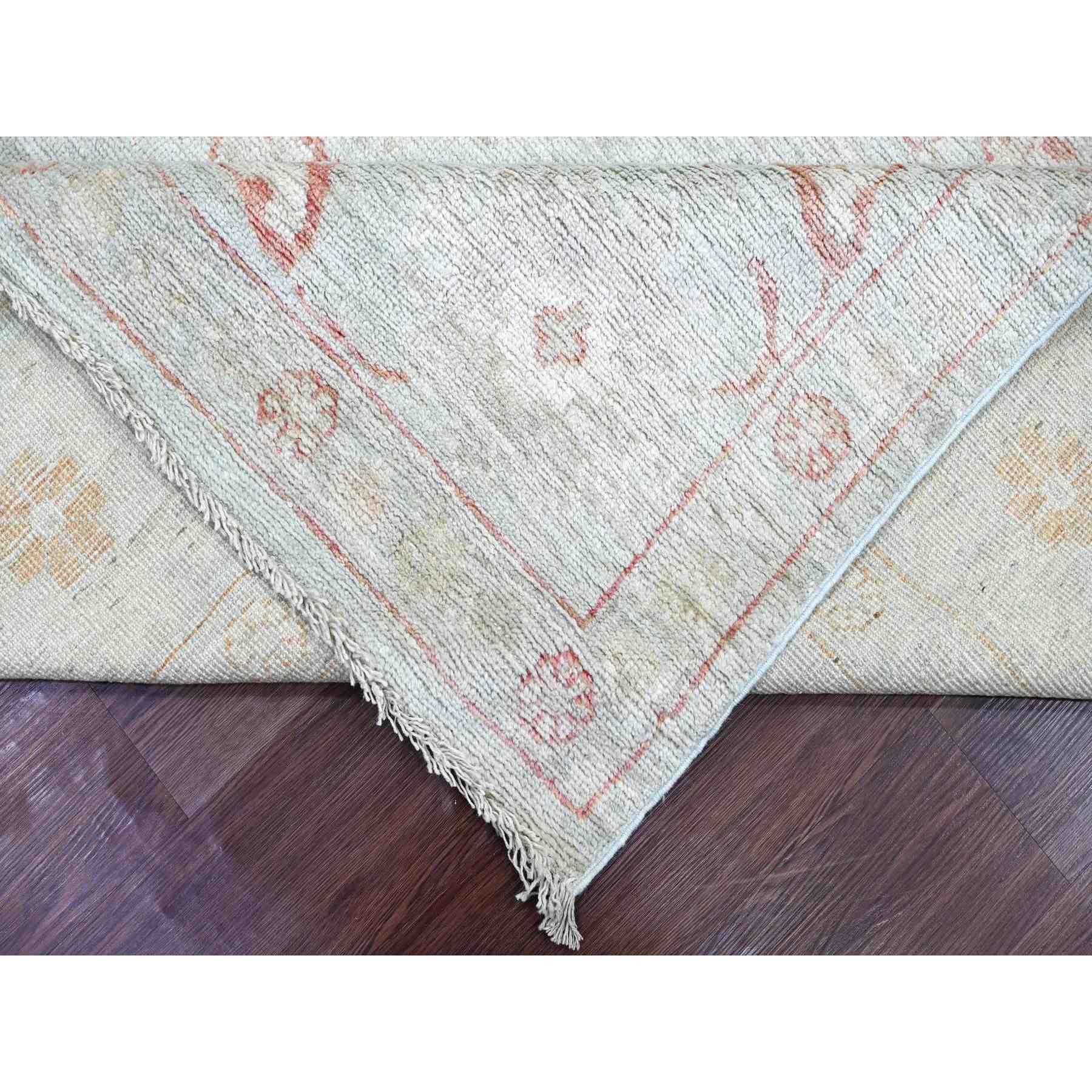 Oushak-And-Peshawar-Hand-Knotted-Rug-113610