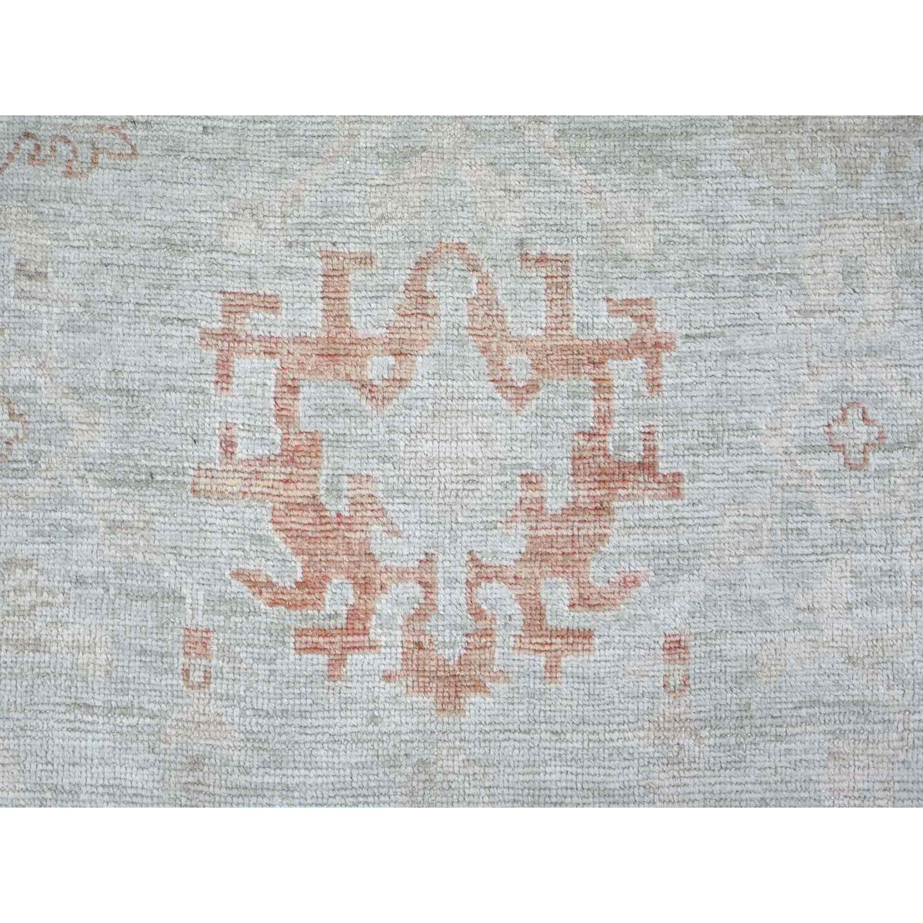 Oushak-And-Peshawar-Hand-Knotted-Rug-113610