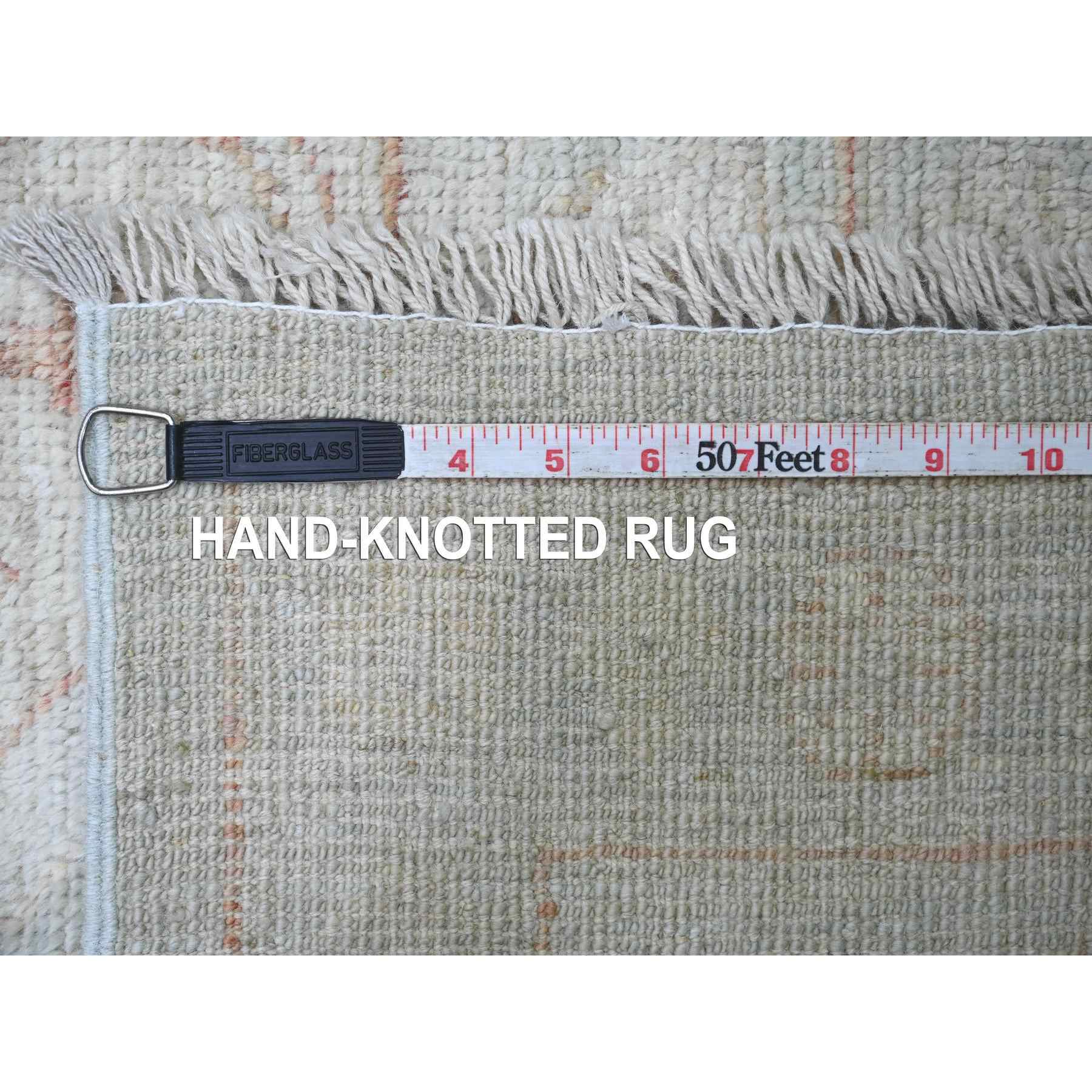 Oushak-And-Peshawar-Hand-Knotted-Rug-113610