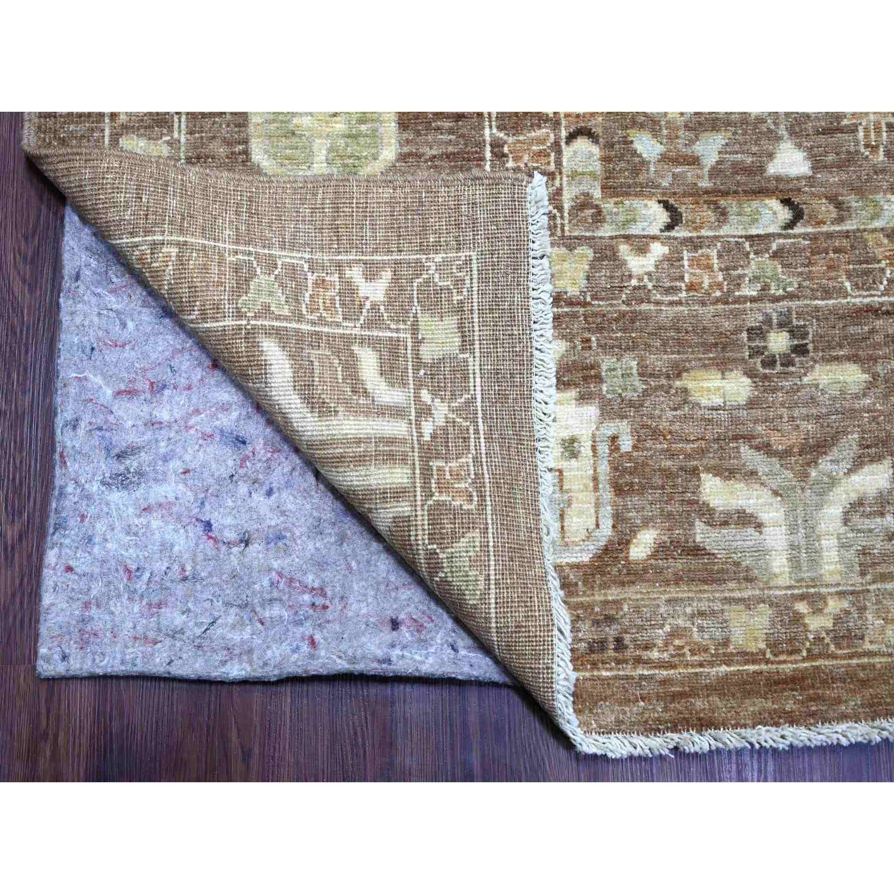 Oushak-And-Peshawar-Hand-Knotted-Rug-113620