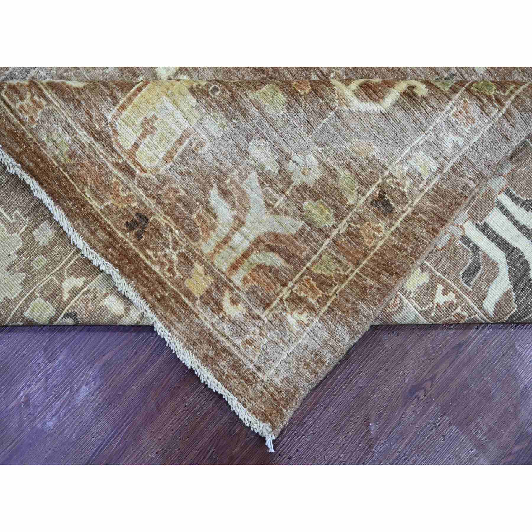 Oushak-And-Peshawar-Hand-Knotted-Rug-113620