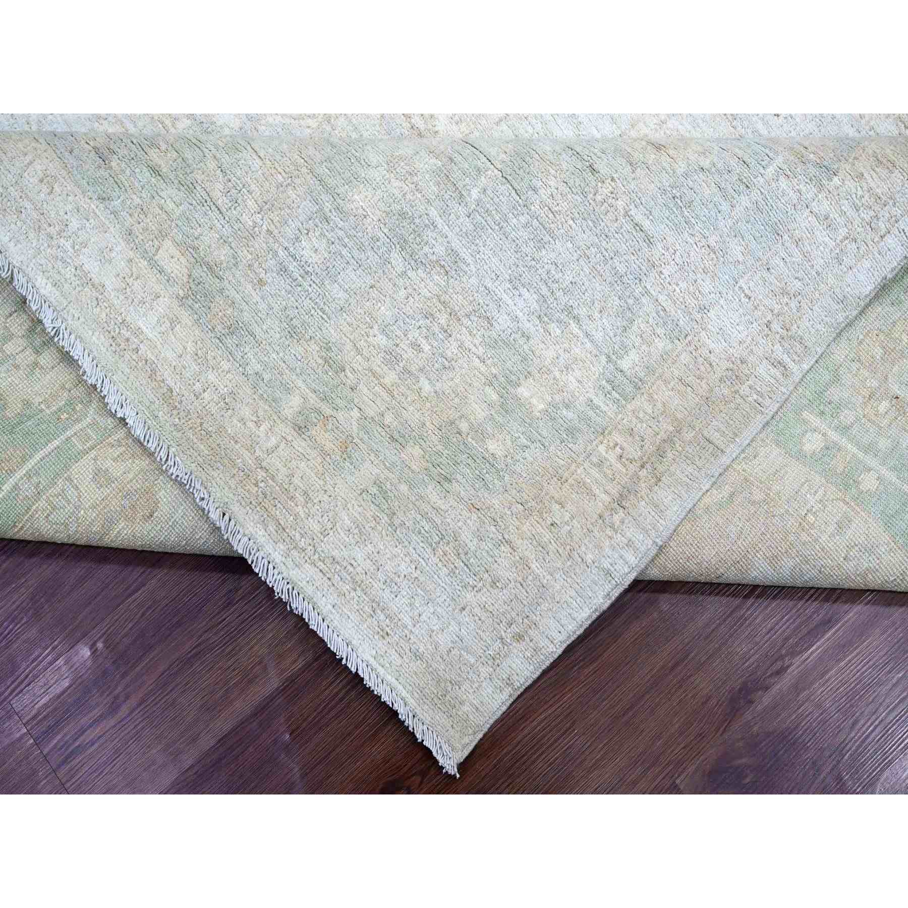 Oushak-And-Peshawar-Hand-Knotted-Rug-113660