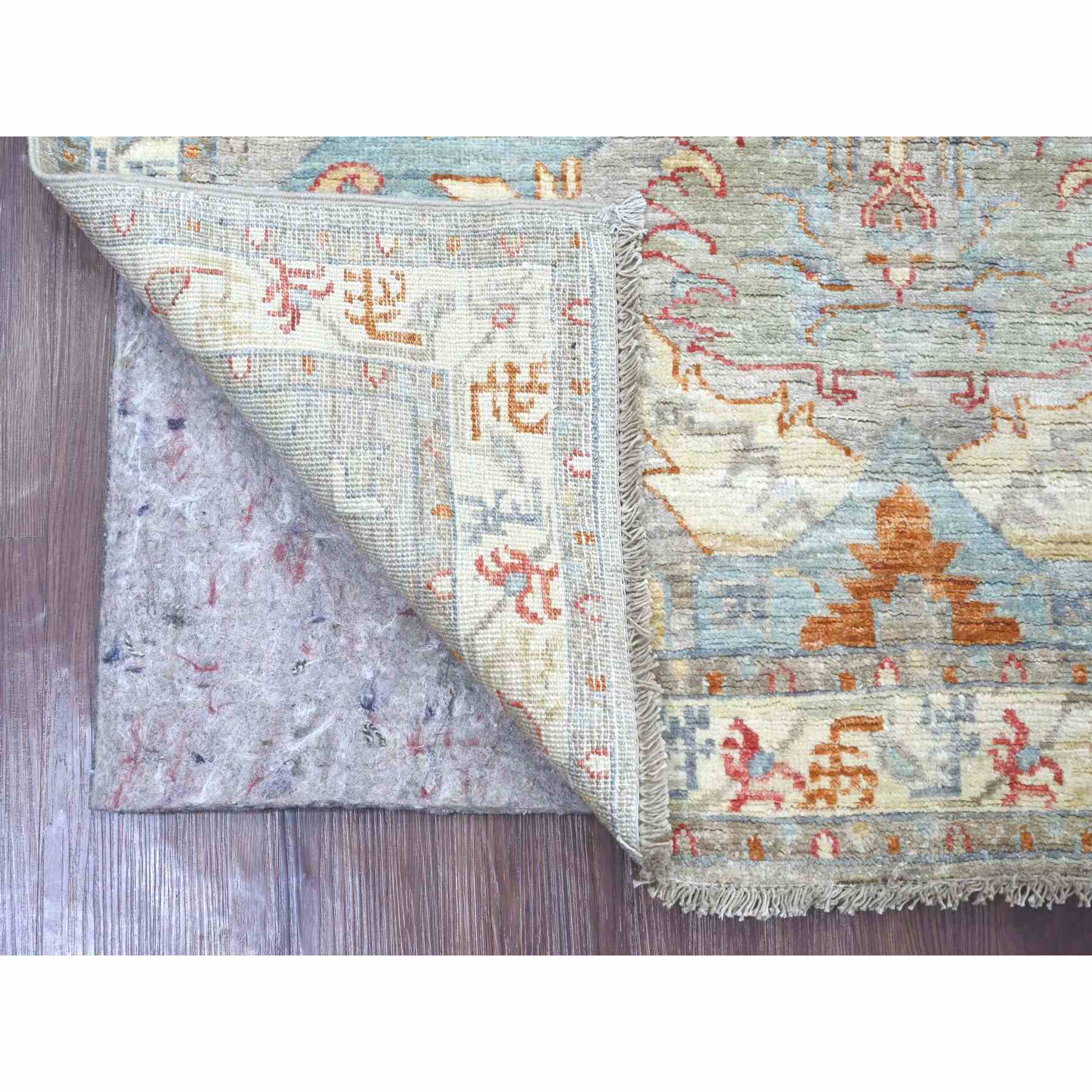 Oushak-And-Peshawar-Hand-Knotted-Rug-113665