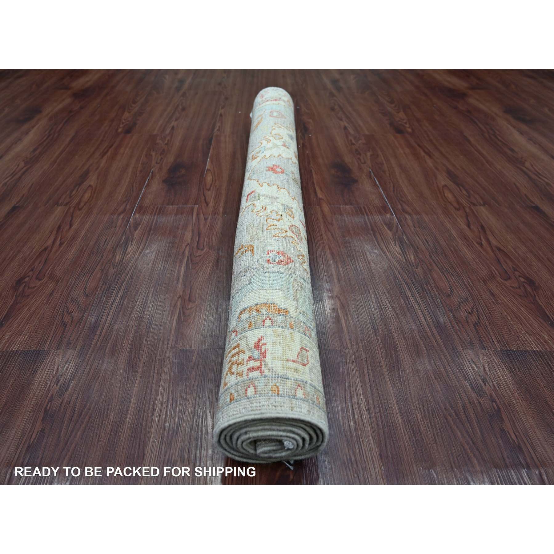 Oushak-And-Peshawar-Hand-Knotted-Rug-113665