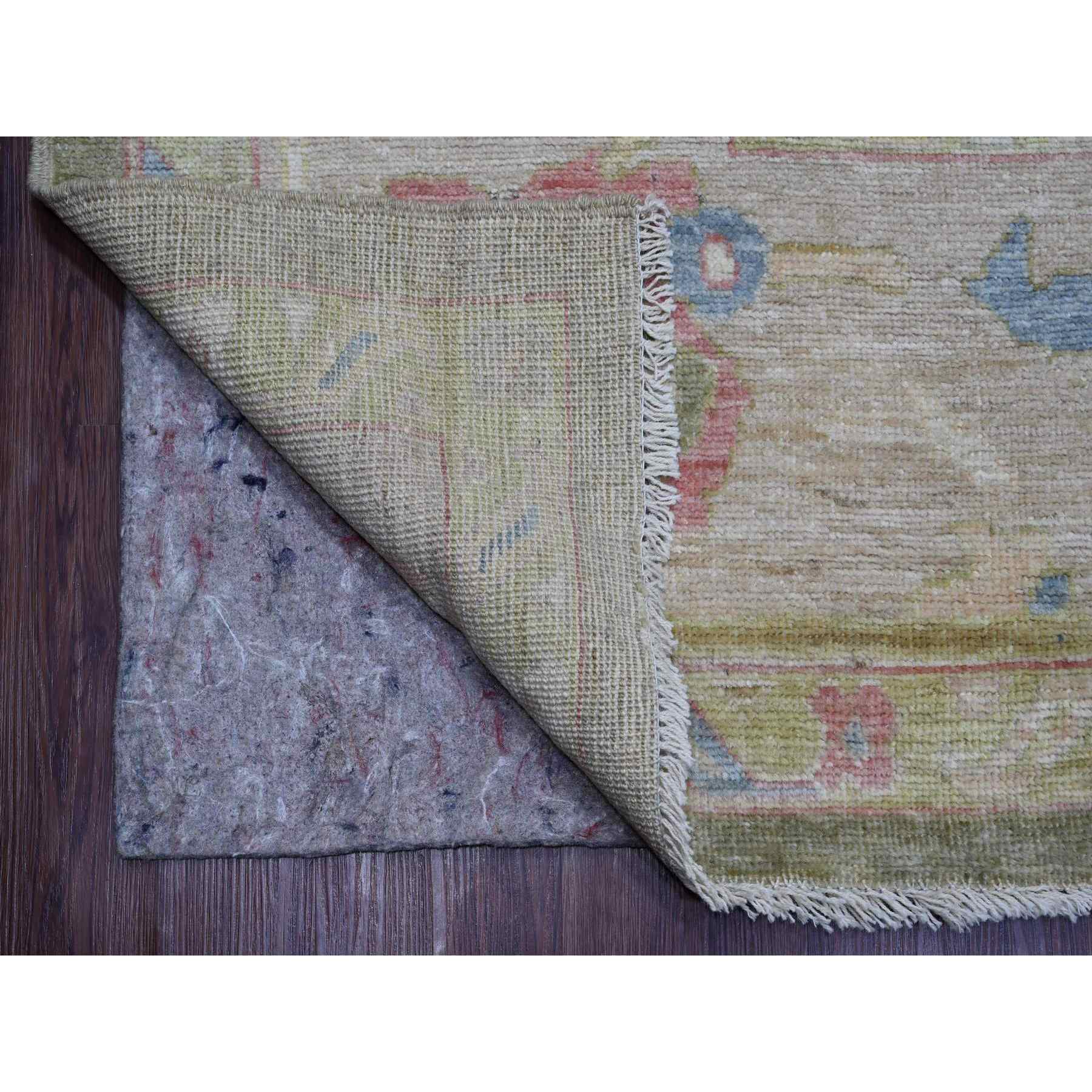 Oushak-And-Peshawar-Hand-Knotted-Rug-113680