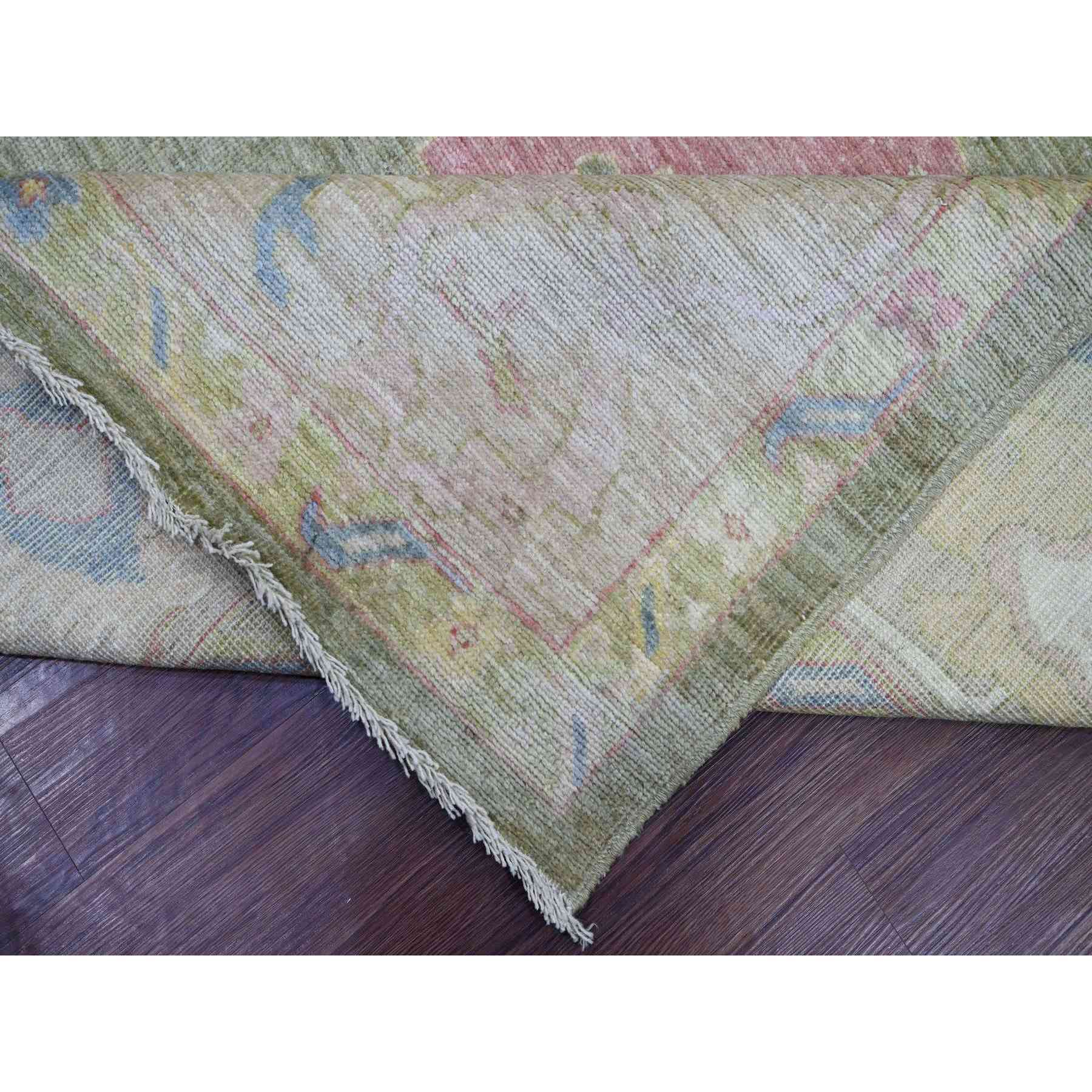 Oushak-And-Peshawar-Hand-Knotted-Rug-113680