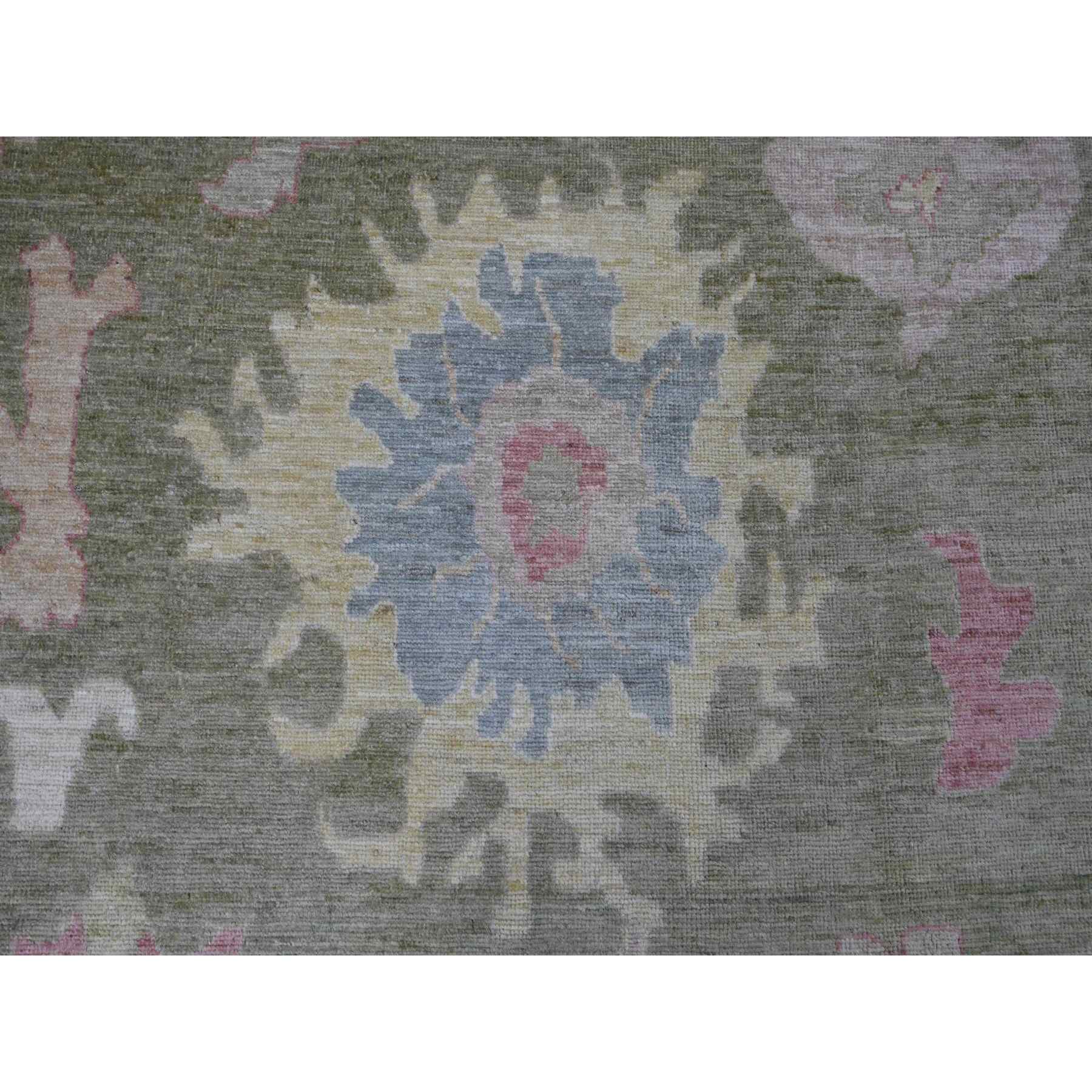 Oushak-And-Peshawar-Hand-Knotted-Rug-113680