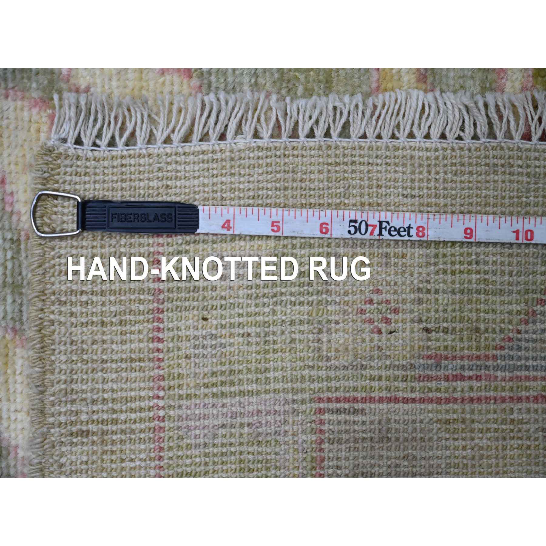 Oushak-And-Peshawar-Hand-Knotted-Rug-113680