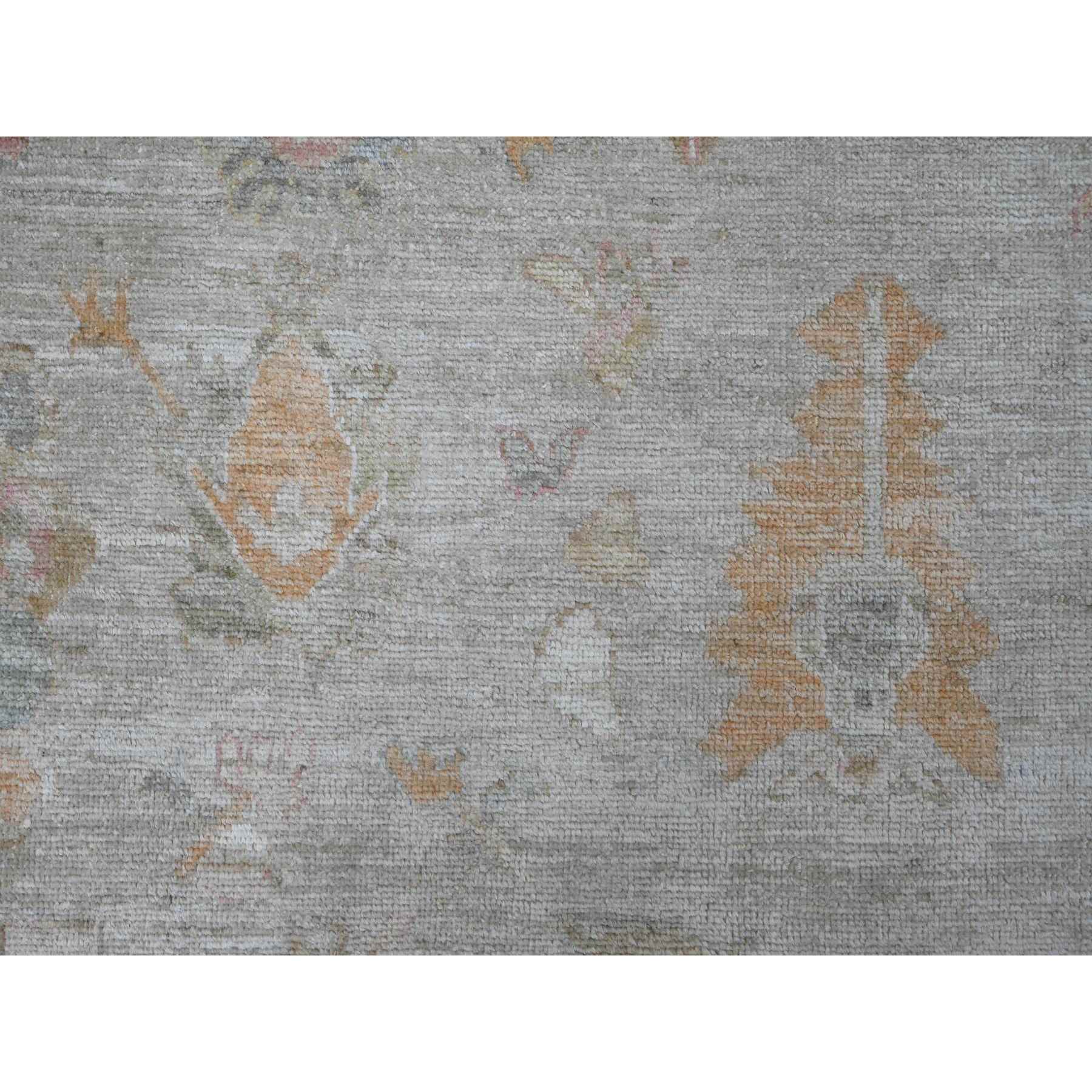 Oushak-And-Peshawar-Hand-Knotted-Rug-113695