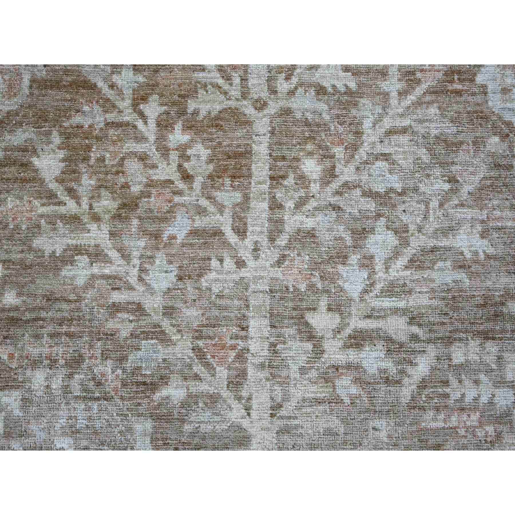 Oushak-And-Peshawar-Hand-Knotted-Rug-113735