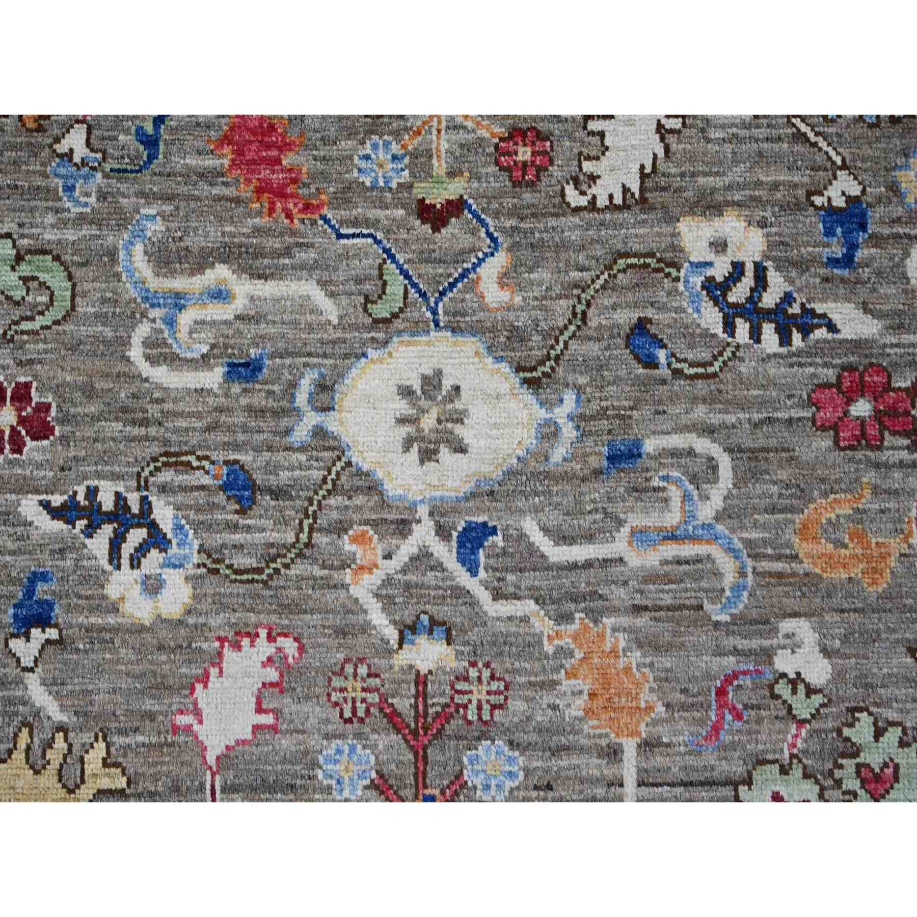 Oushak-And-Peshawar-Hand-Knotted-Rug-113740