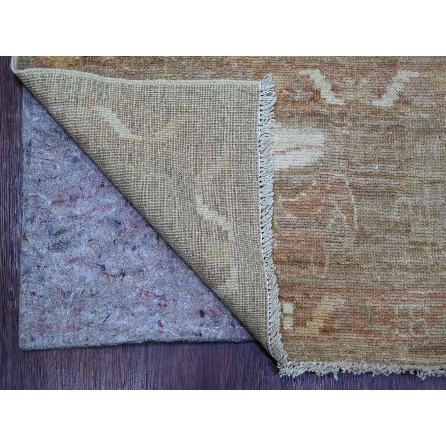 Oushak-And-Peshawar-Hand-Knotted-Rug-113745