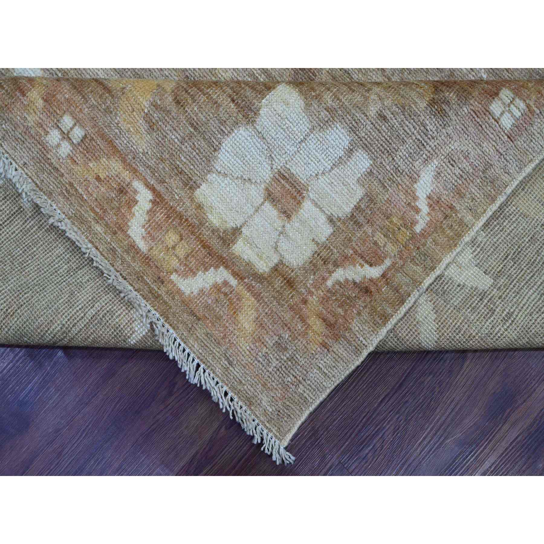 Oushak-And-Peshawar-Hand-Knotted-Rug-113745