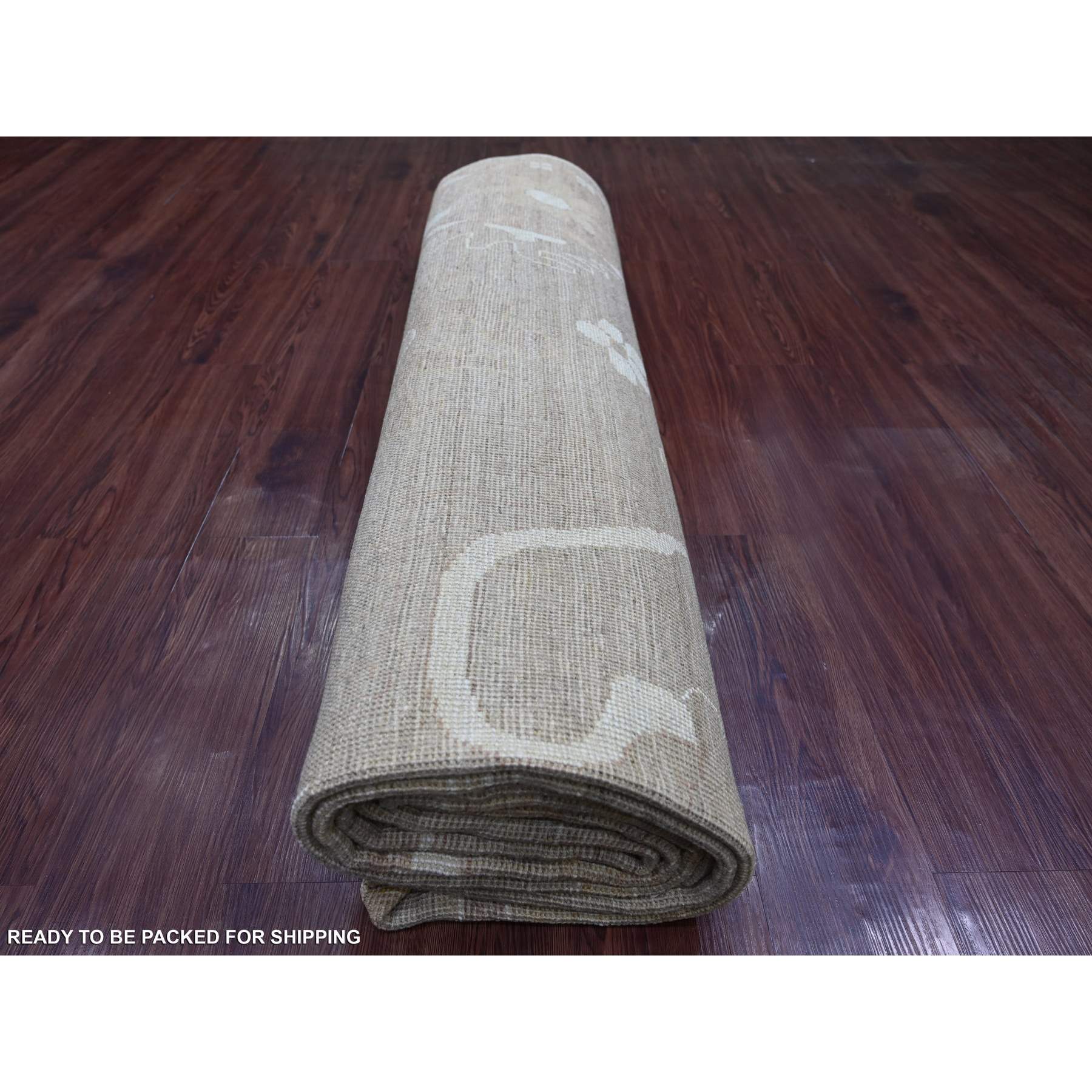 Oushak-And-Peshawar-Hand-Knotted-Rug-113745