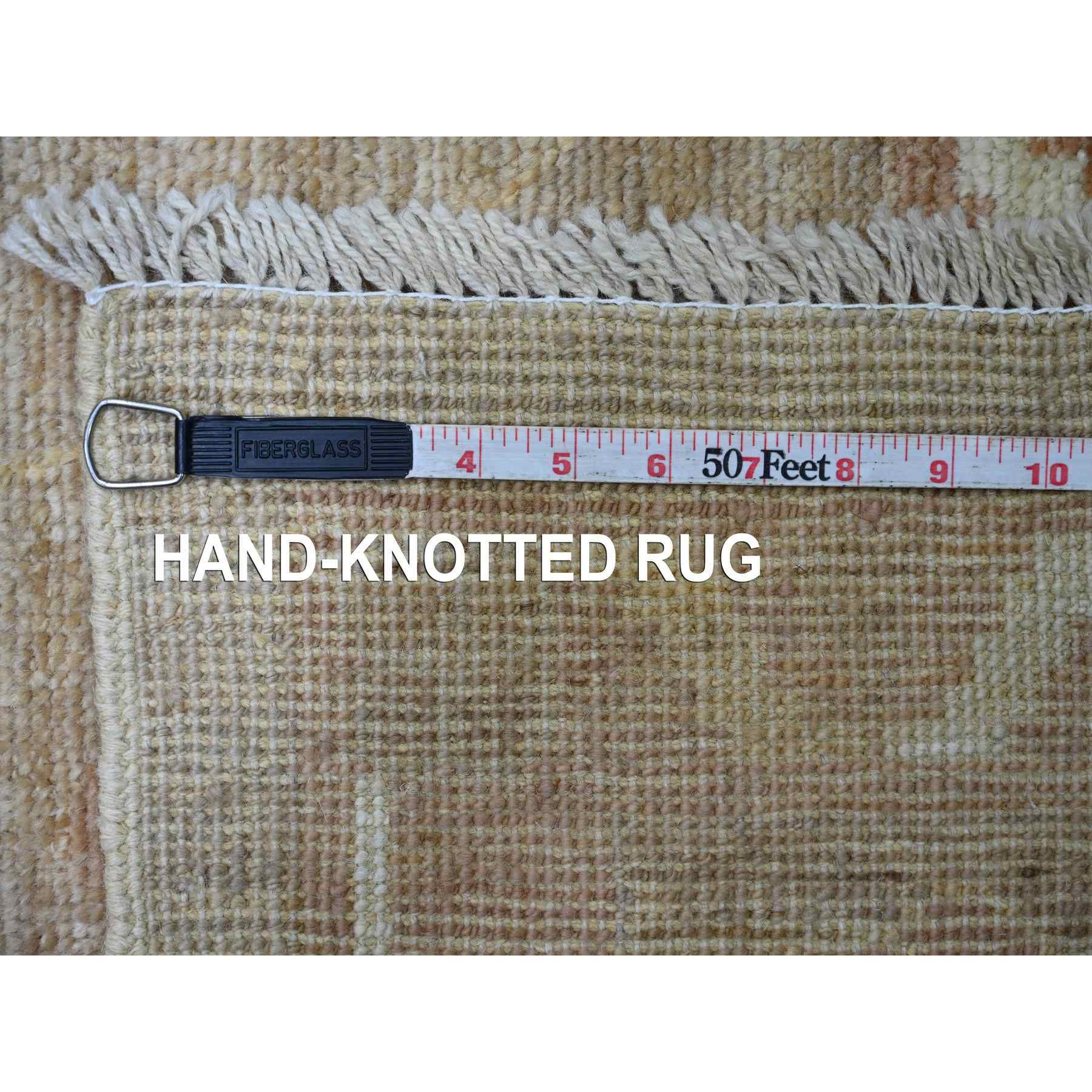 Oushak-And-Peshawar-Hand-Knotted-Rug-113745