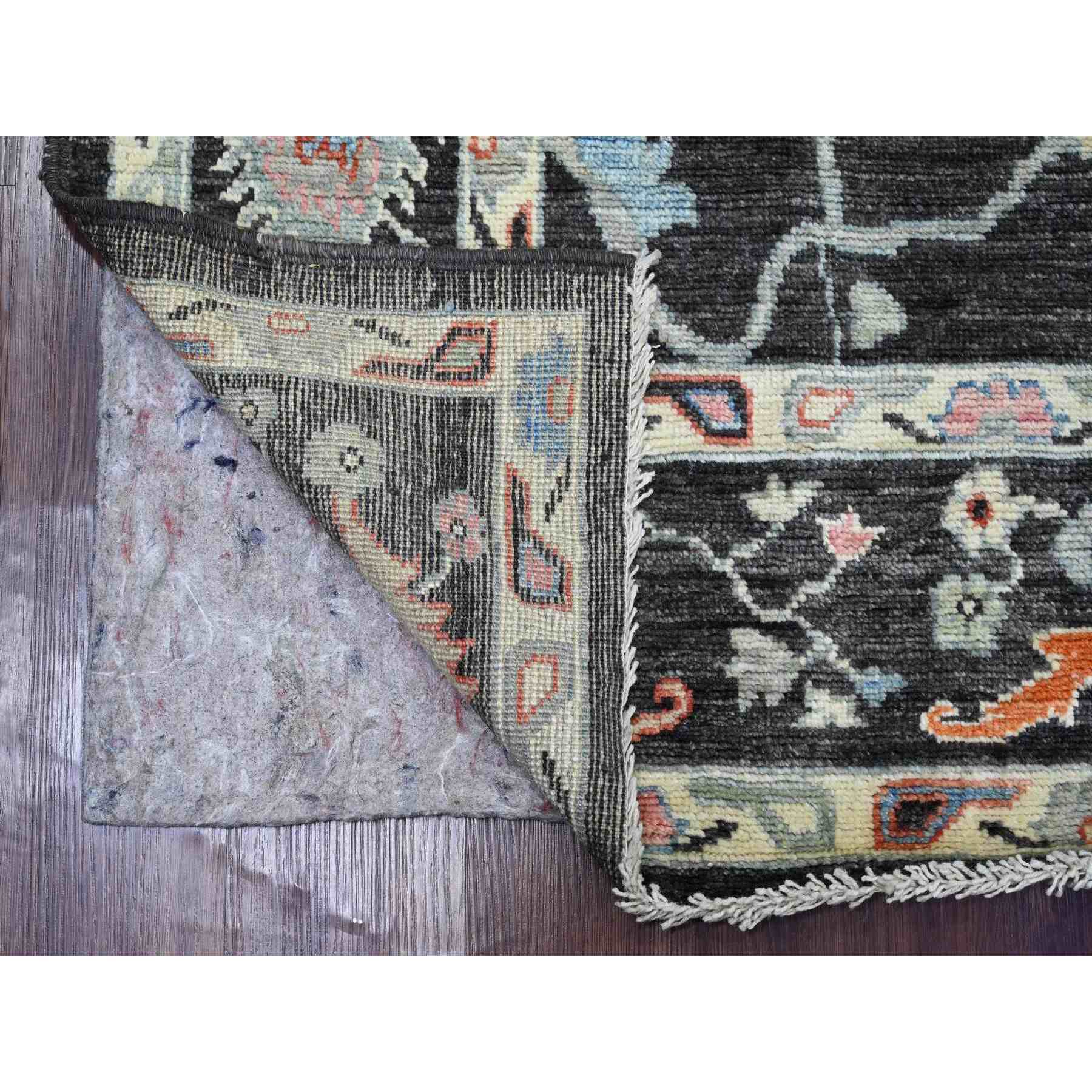 Oushak-And-Peshawar-Hand-Knotted-Rug-113755