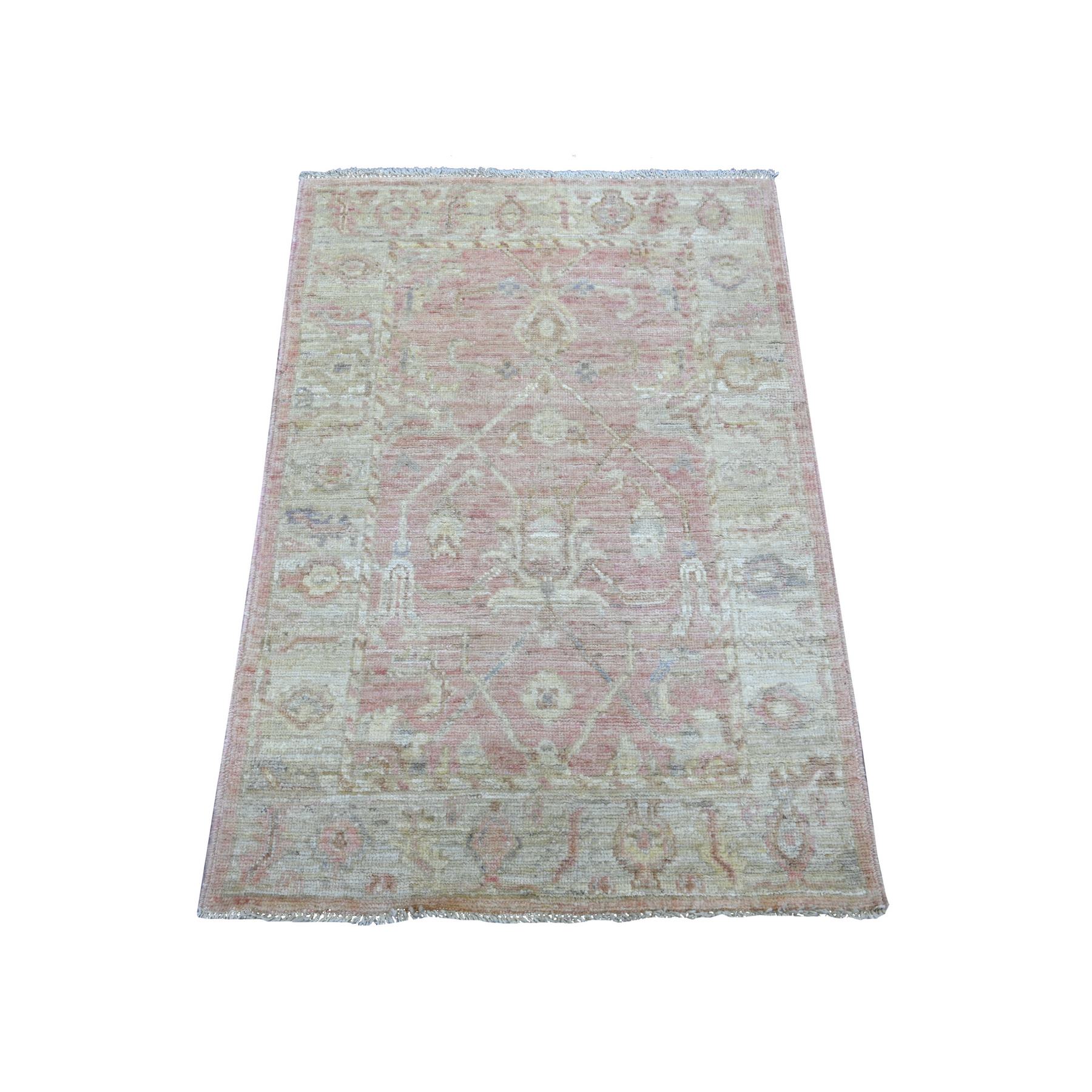 Oushak-And-Peshawar-Hand-Knotted-Rug-113765