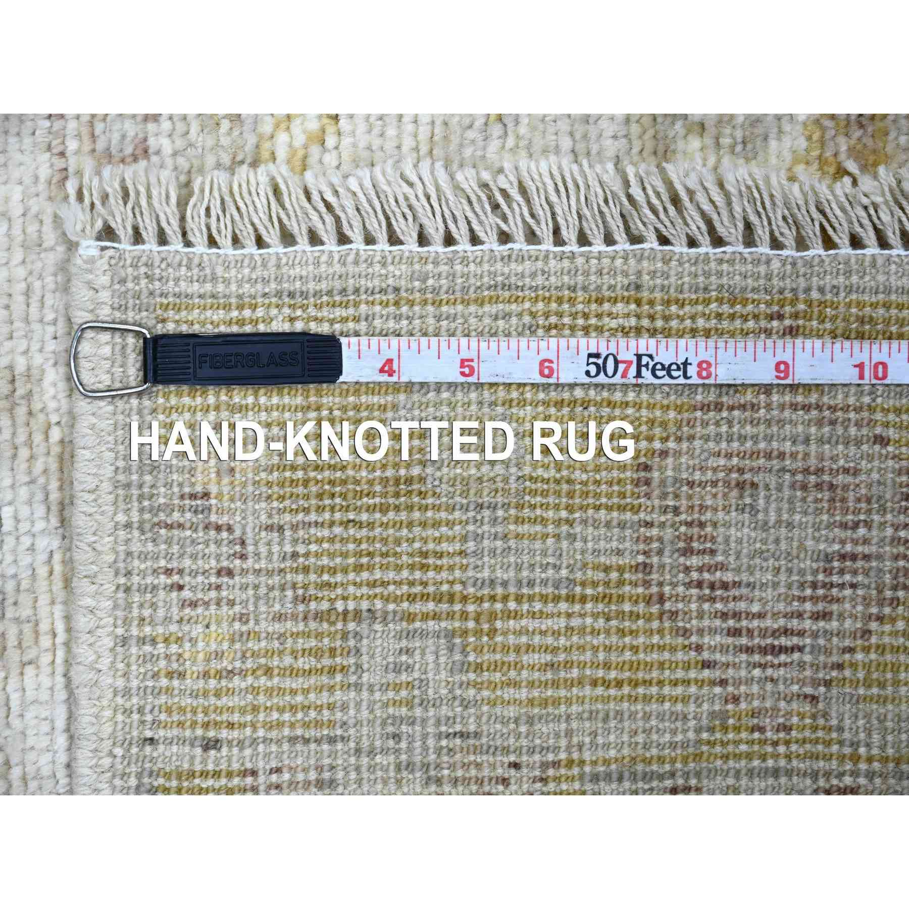 Oushak-And-Peshawar-Hand-Knotted-Rug-113770