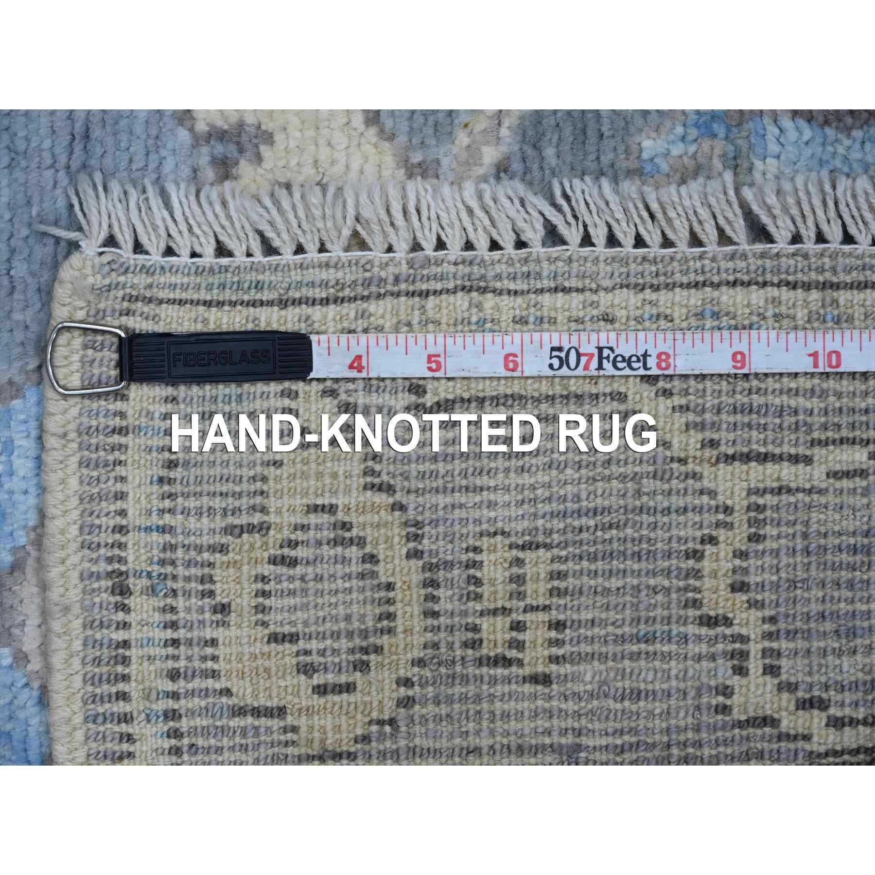 Oushak-And-Peshawar-Hand-Knotted-Rug-113780