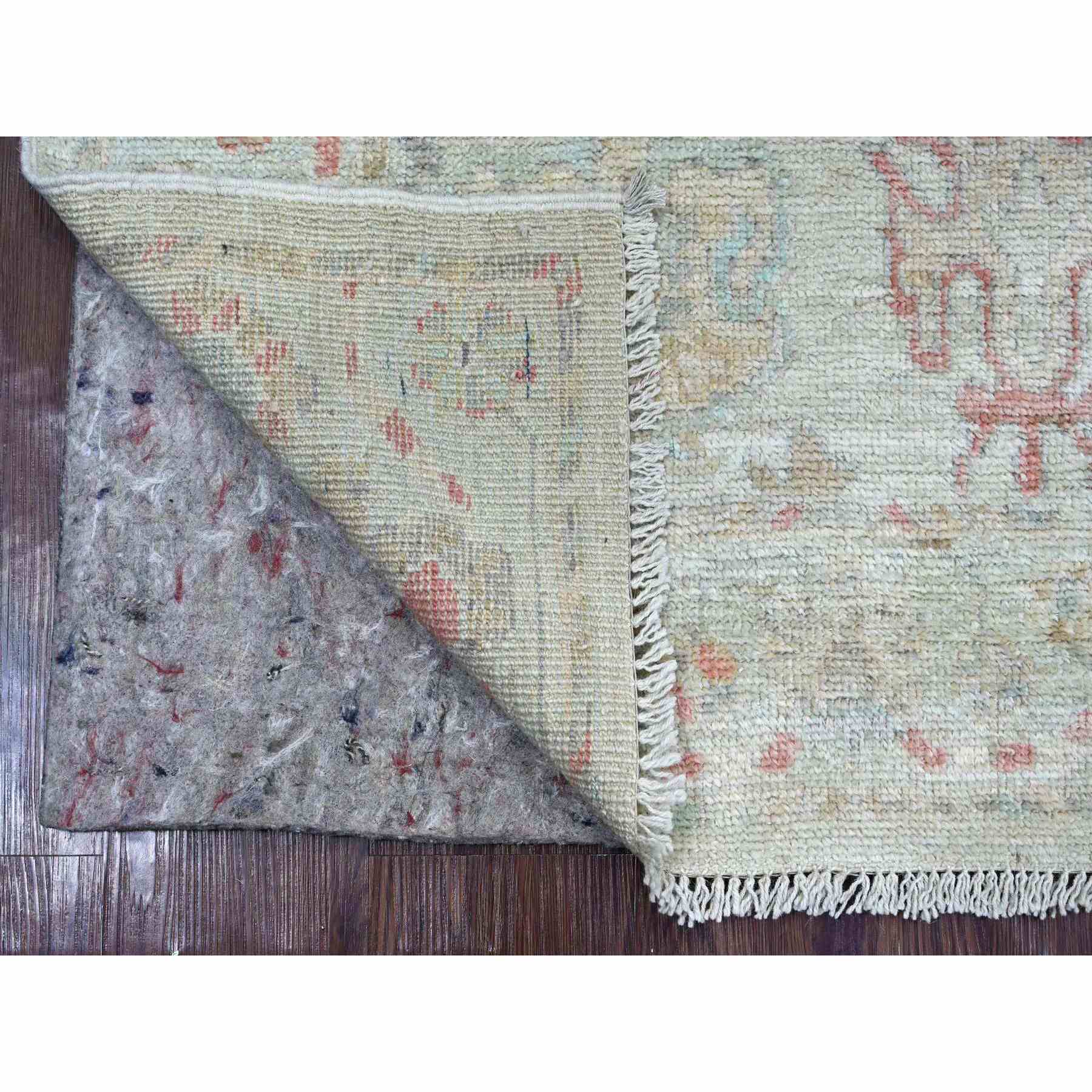 Oushak-And-Peshawar-Hand-Knotted-Rug-113785