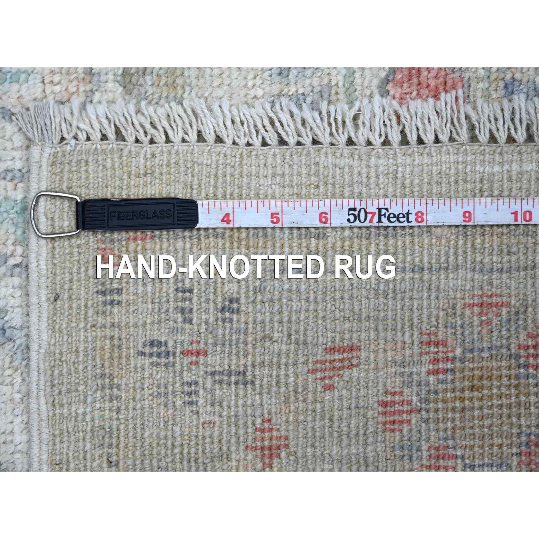 Oushak-And-Peshawar-Hand-Knotted-Rug-113785