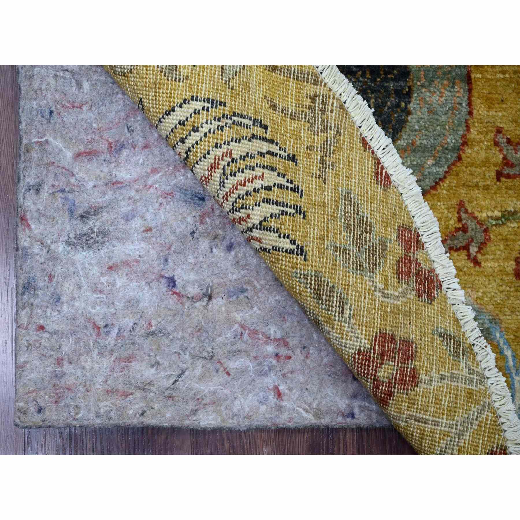 Oushak-And-Peshawar-Hand-Knotted-Rug-113910
