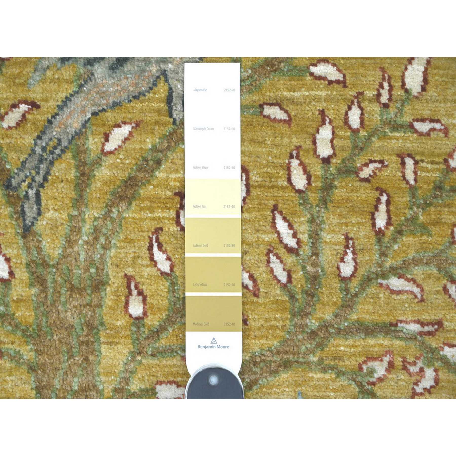 Oushak-And-Peshawar-Hand-Knotted-Rug-113910