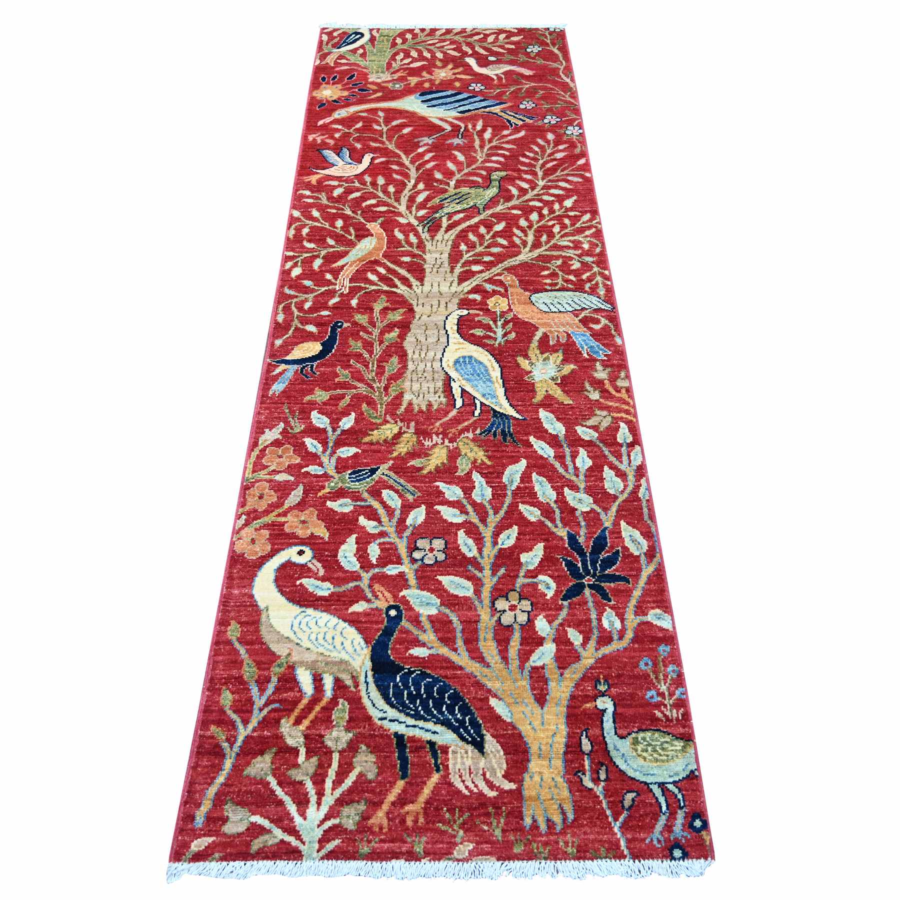 Oushak-And-Peshawar-Hand-Knotted-Rug-113915