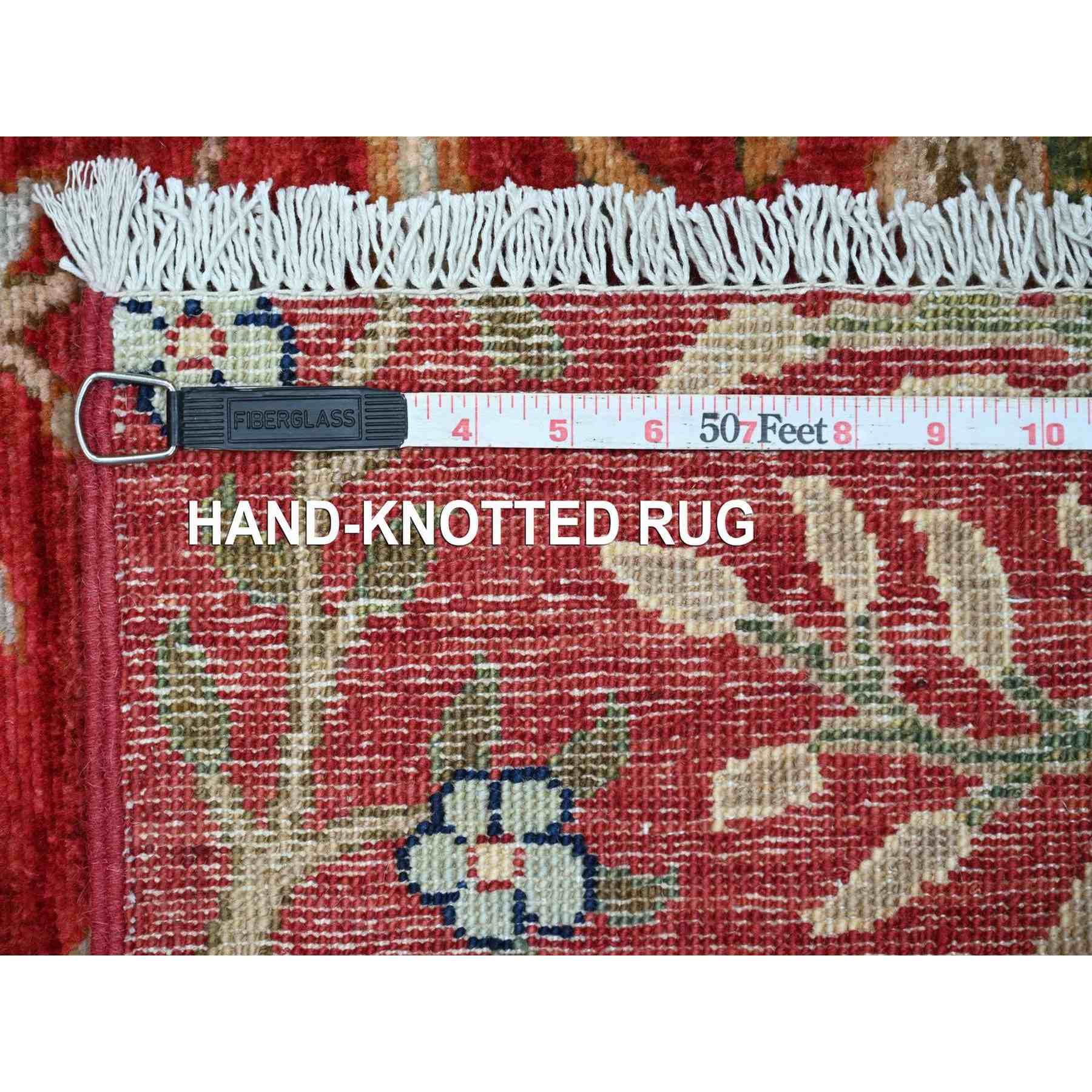 Oushak-And-Peshawar-Hand-Knotted-Rug-113915