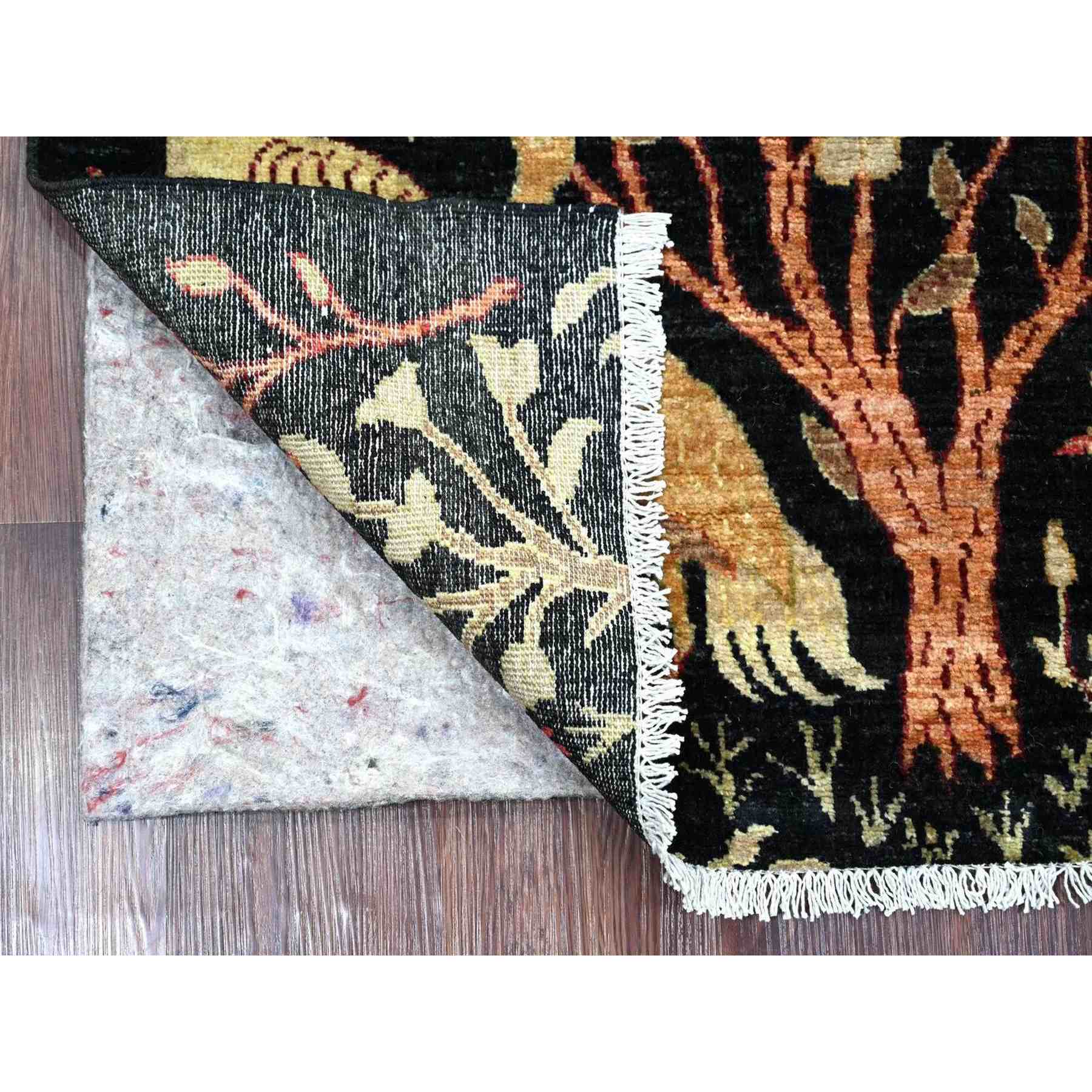Oushak-And-Peshawar-Hand-Knotted-Rug-113925