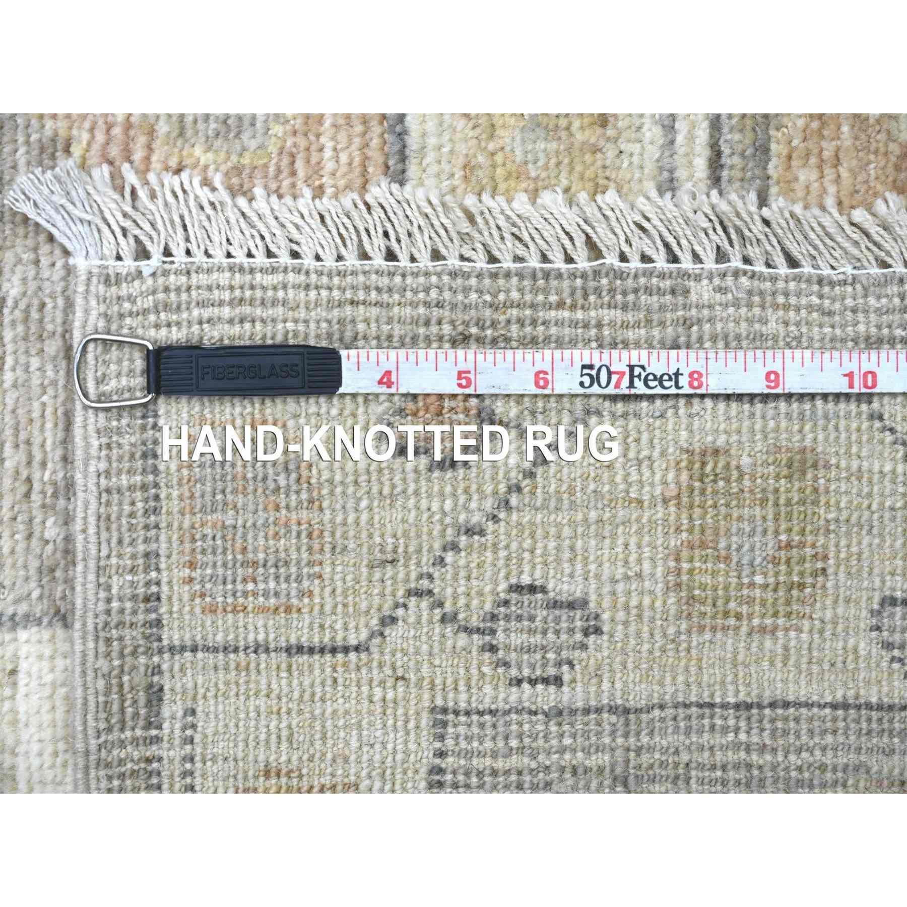 Oushak-And-Peshawar-Hand-Knotted-Rug-113980