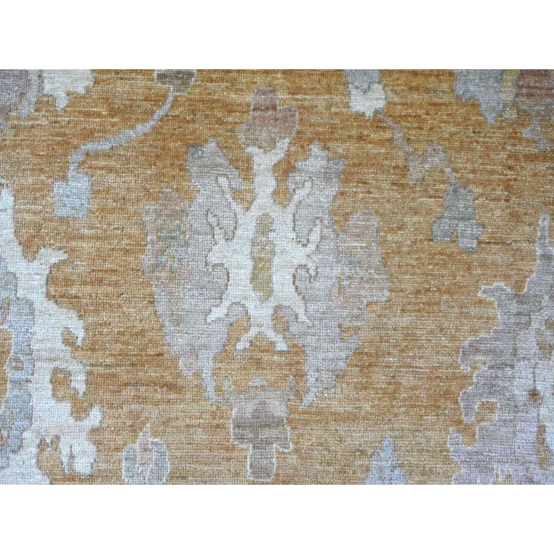 Oushak-And-Peshawar-Hand-Knotted-Rug-113985