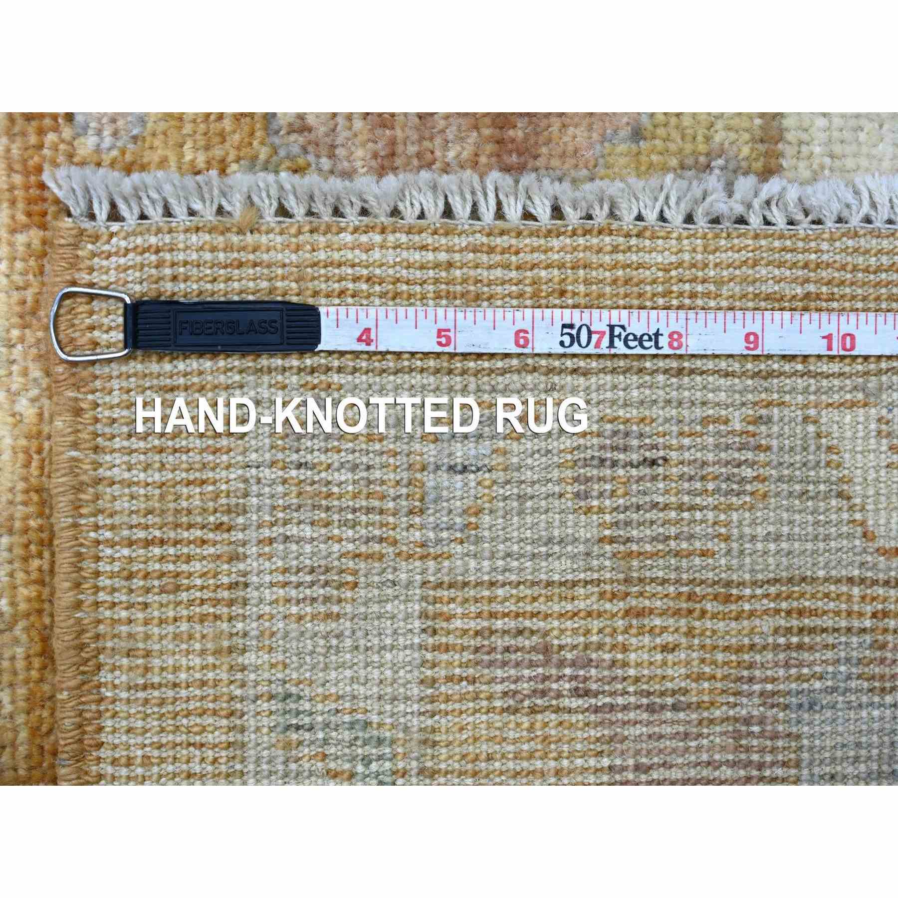 Oushak-And-Peshawar-Hand-Knotted-Rug-113985