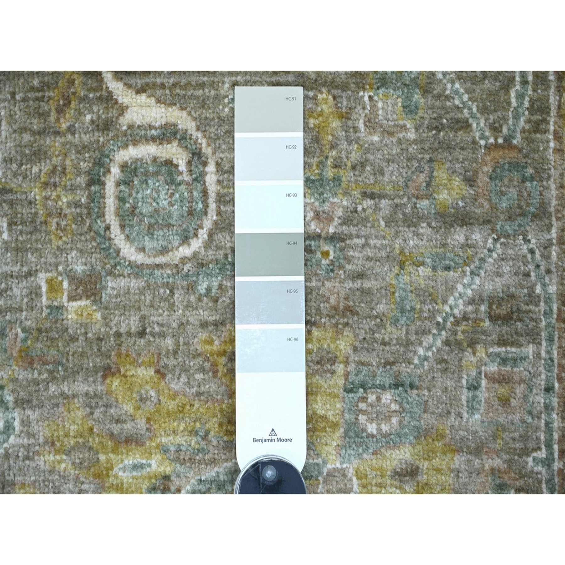 Oushak-And-Peshawar-Hand-Knotted-Rug-114005