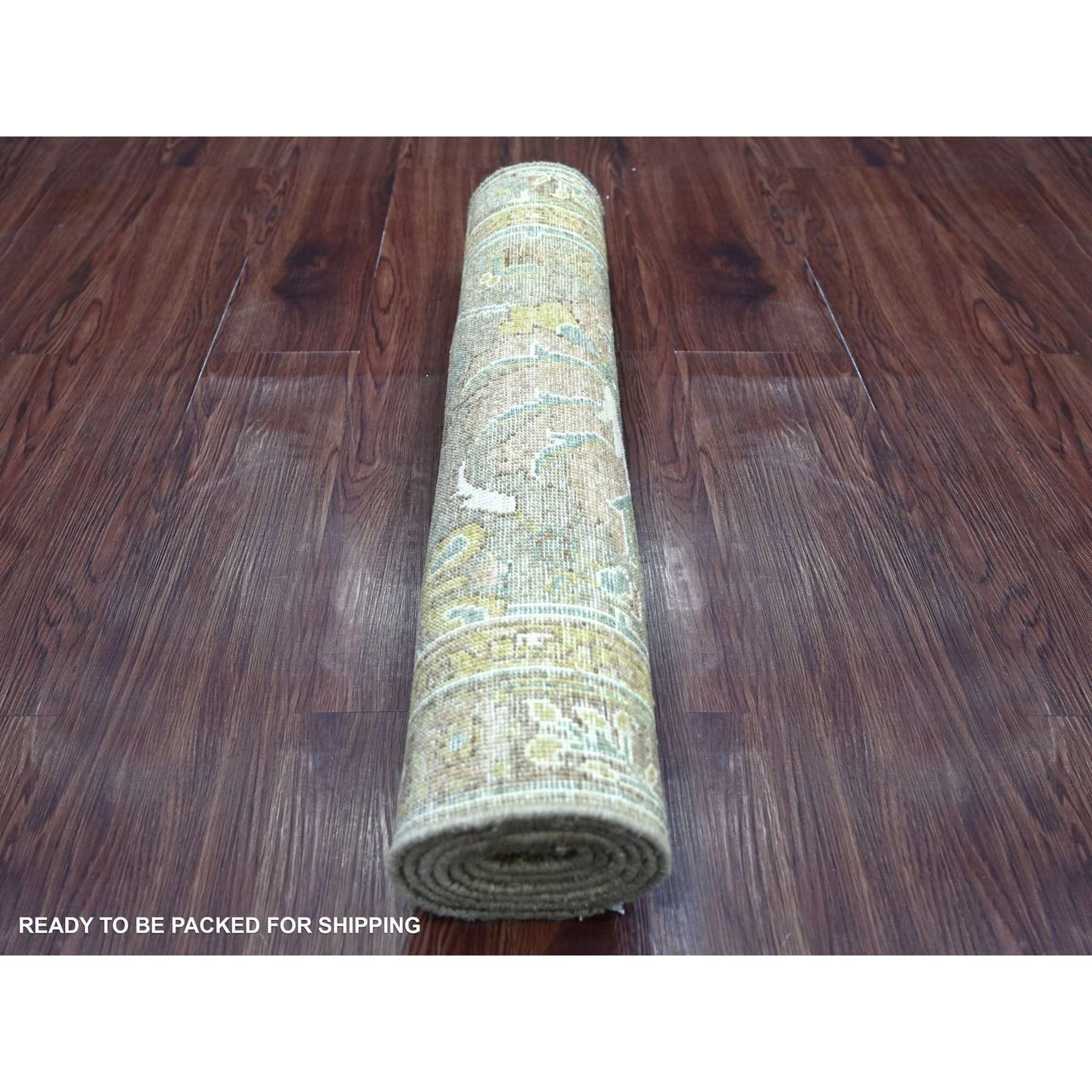 Oushak-And-Peshawar-Hand-Knotted-Rug-114005